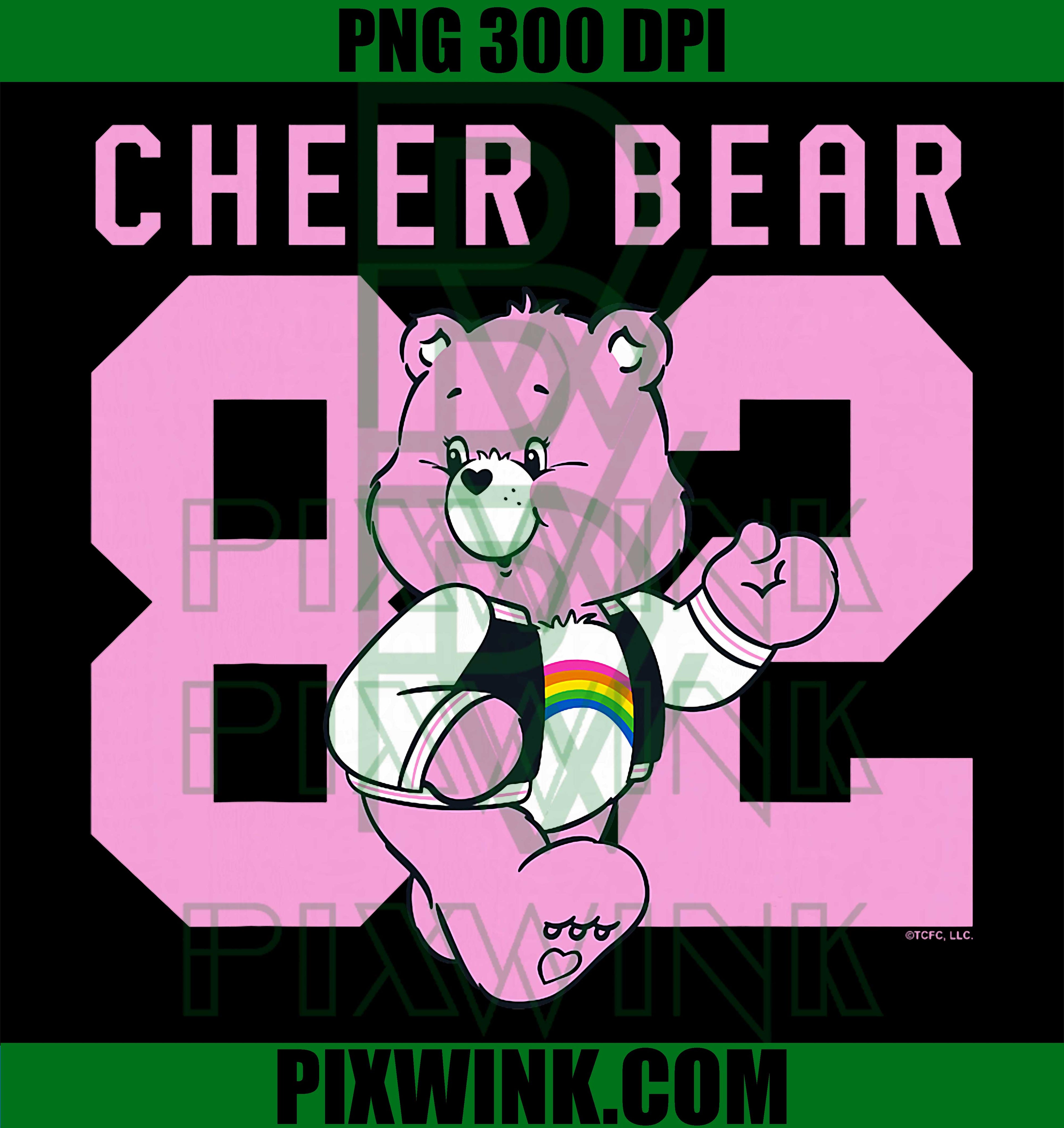 Care Bears Cheer Bear PNG, Cheer Bear 82 Cartoon PNG