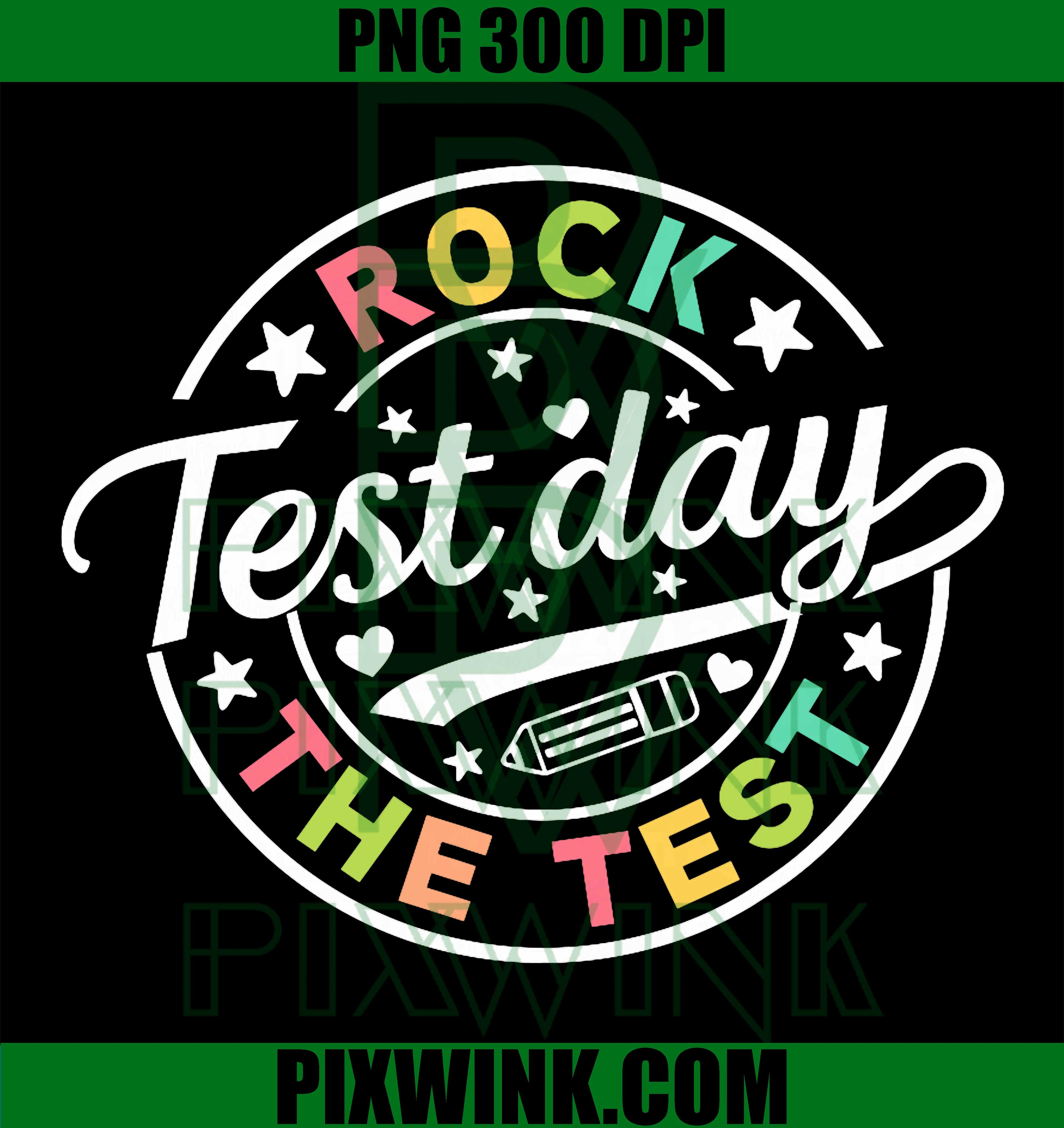 Rock The Test PNG, You Got This PNG, Teacher Testing PNG