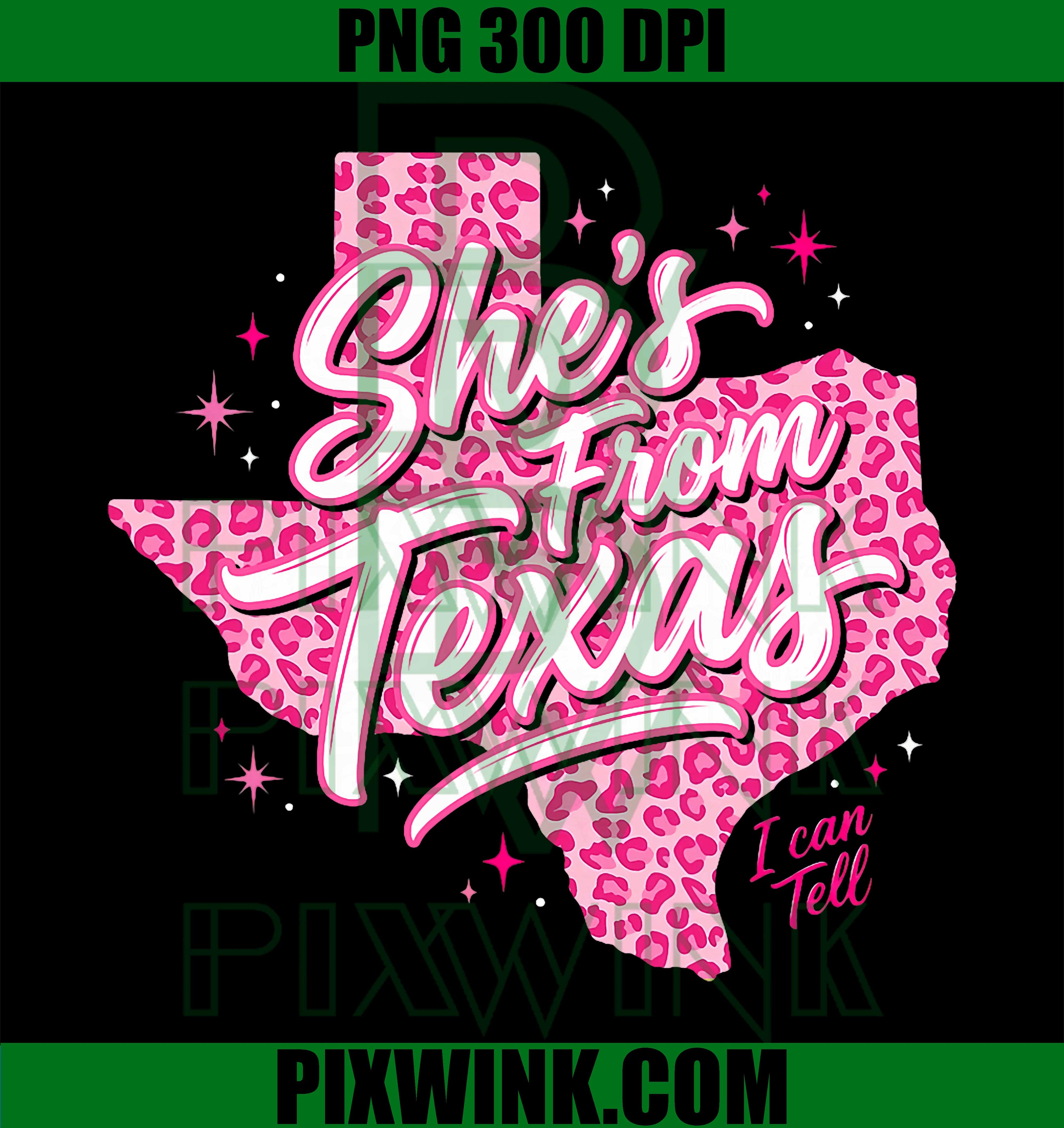Texas Girl Retro PNG, She’s From Texas PNG Vintage Lone Star Design