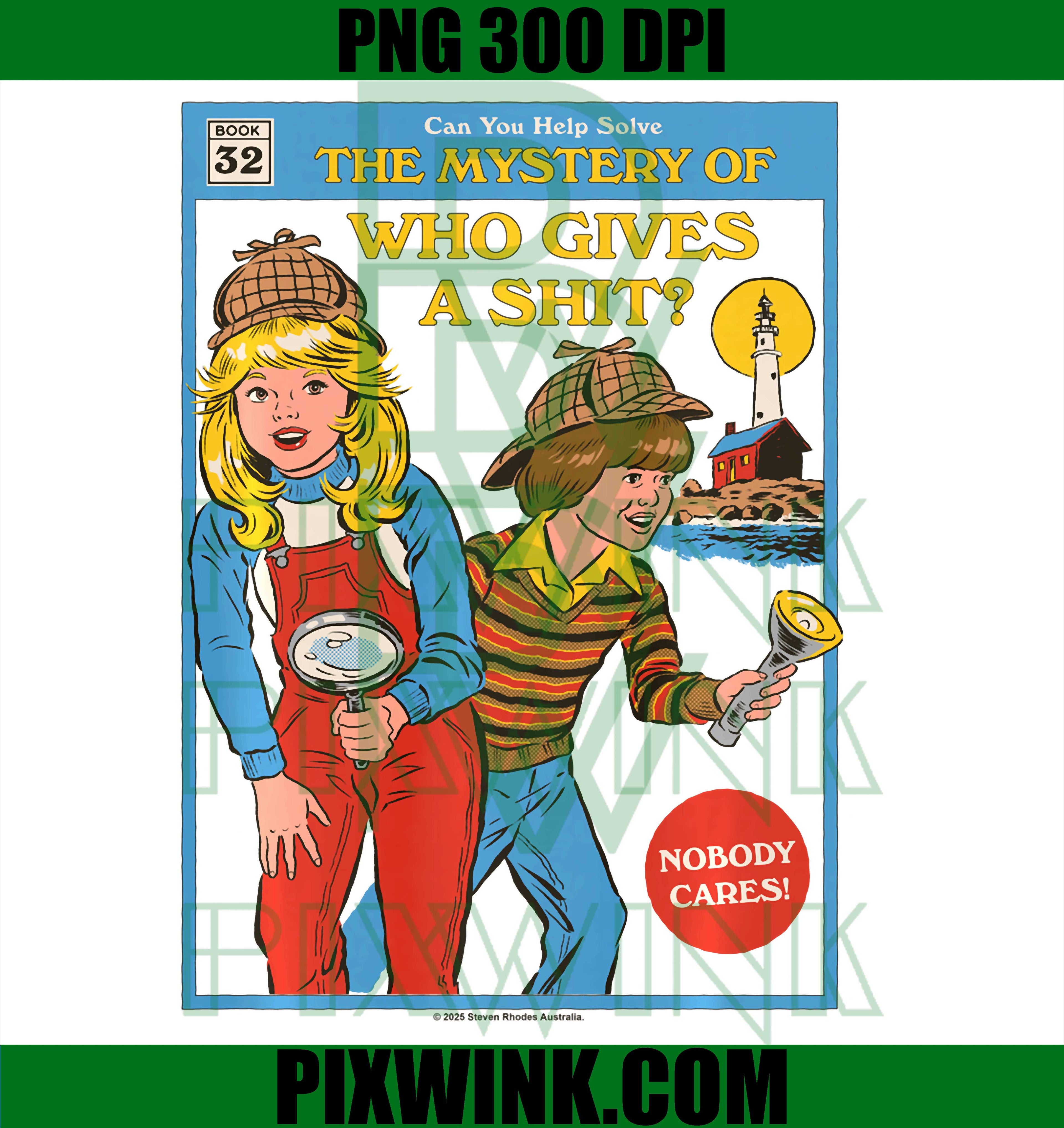 Mystery Sarcastic Retro Vintage Funny Humor PNG