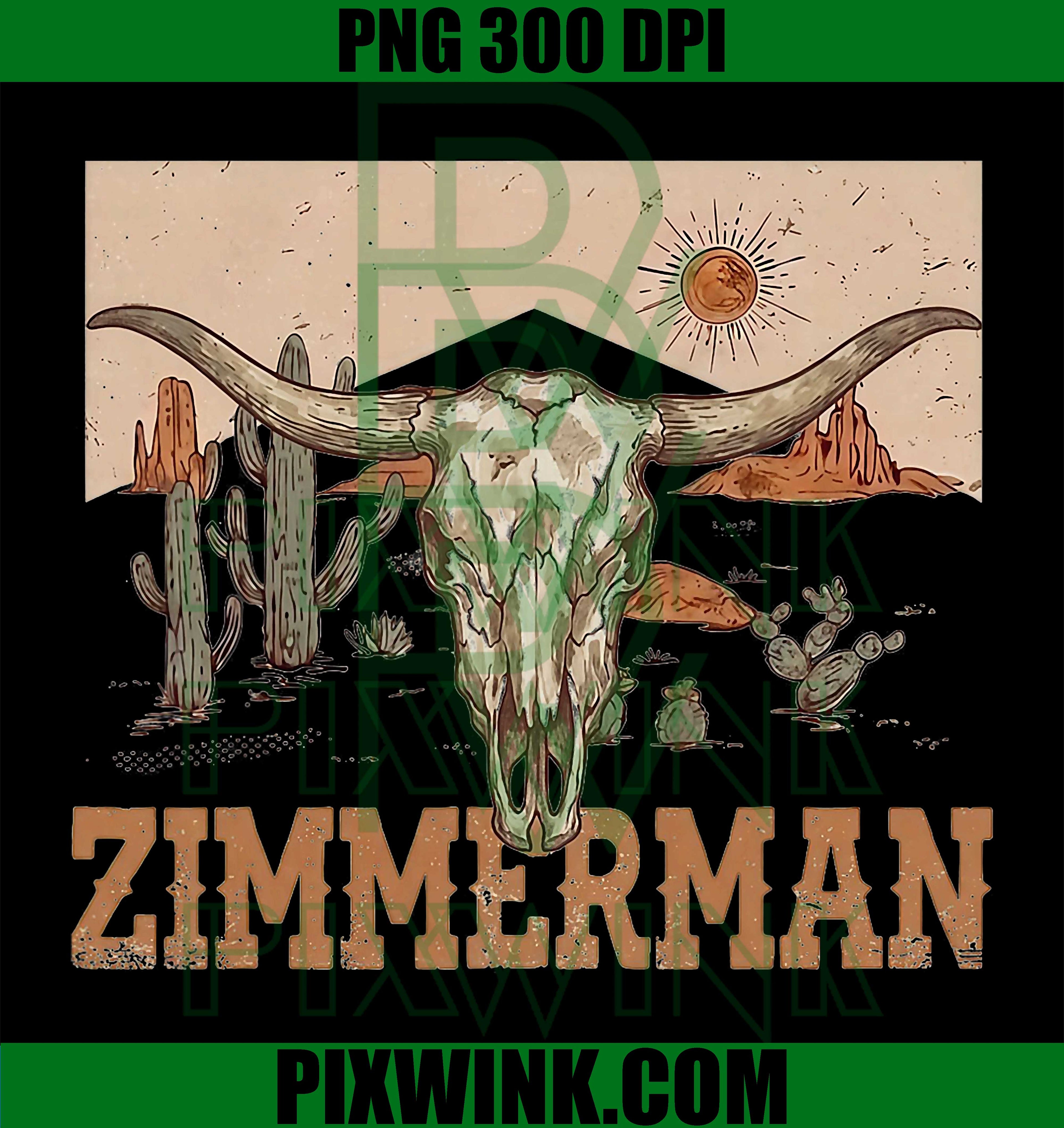 Zimmerman Retro PNG, Vintage Name Design PNG Classic Style