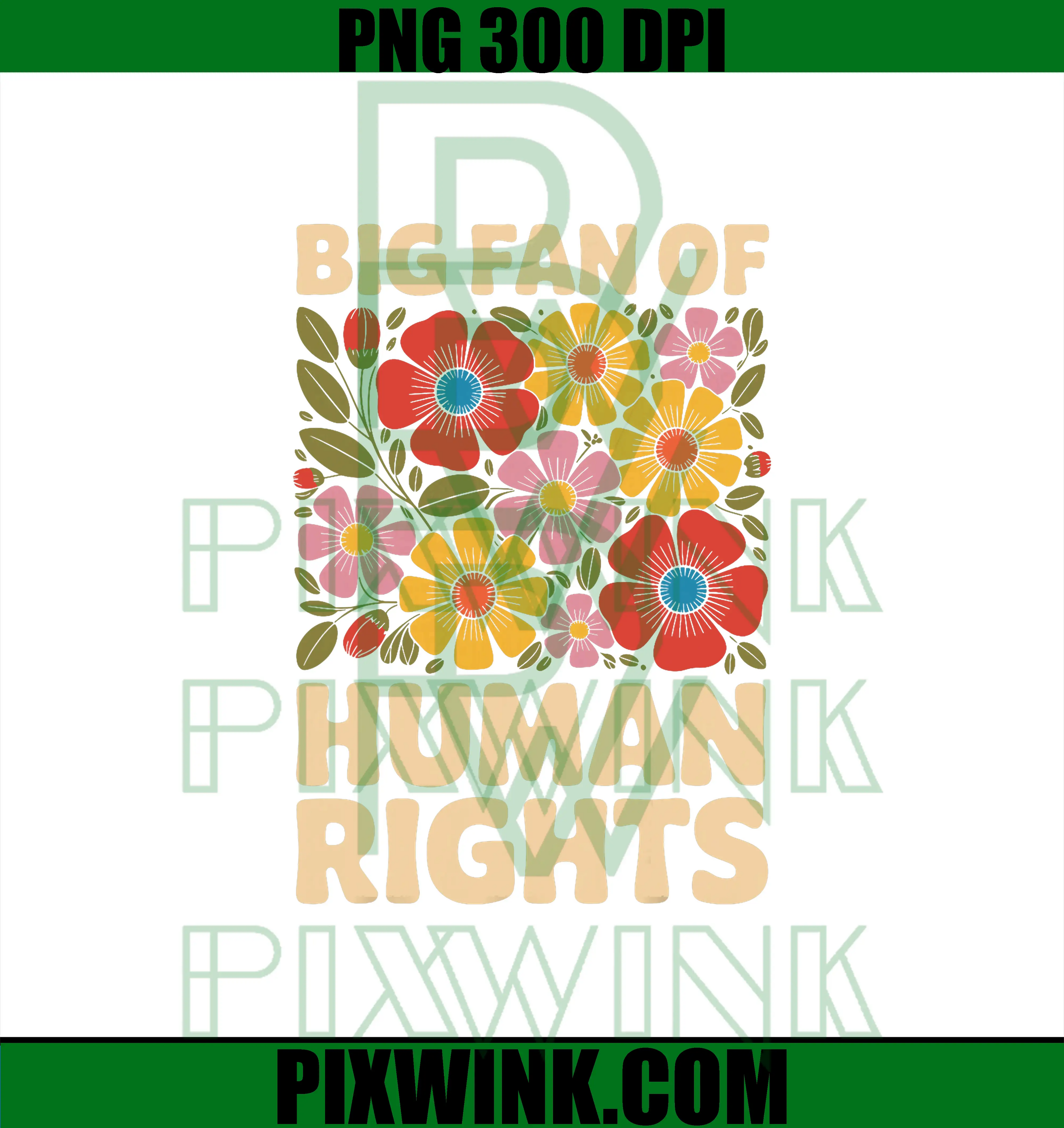 Big Fan of Human Rights PNG, Equality Activism Political PNG Design