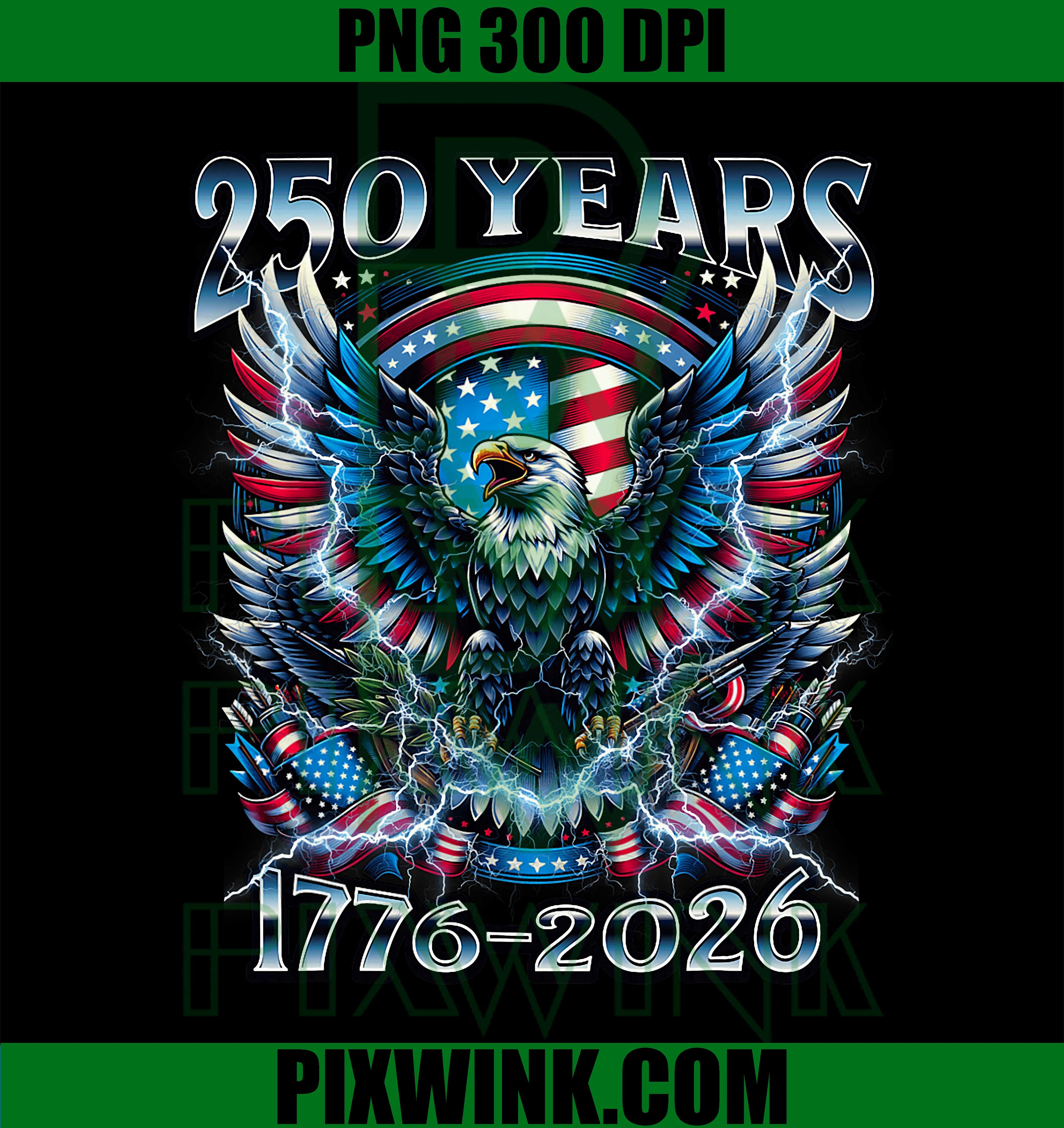 America 250 Years PNG, 250th Independence Anniversary Design PNG