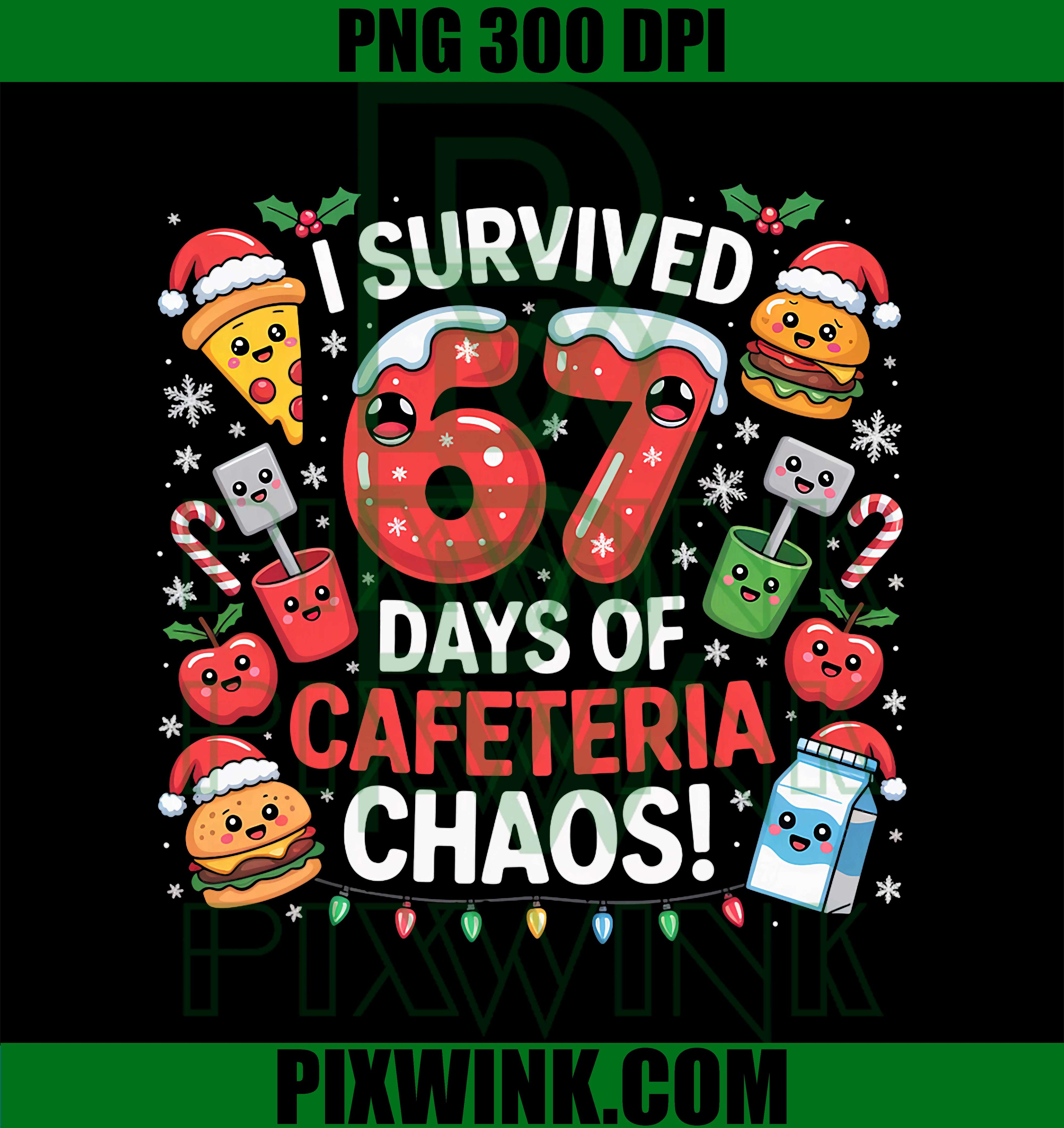 I Survived 67 Days of Cafeteria Chaos in Lunch Lady Xmas PNG