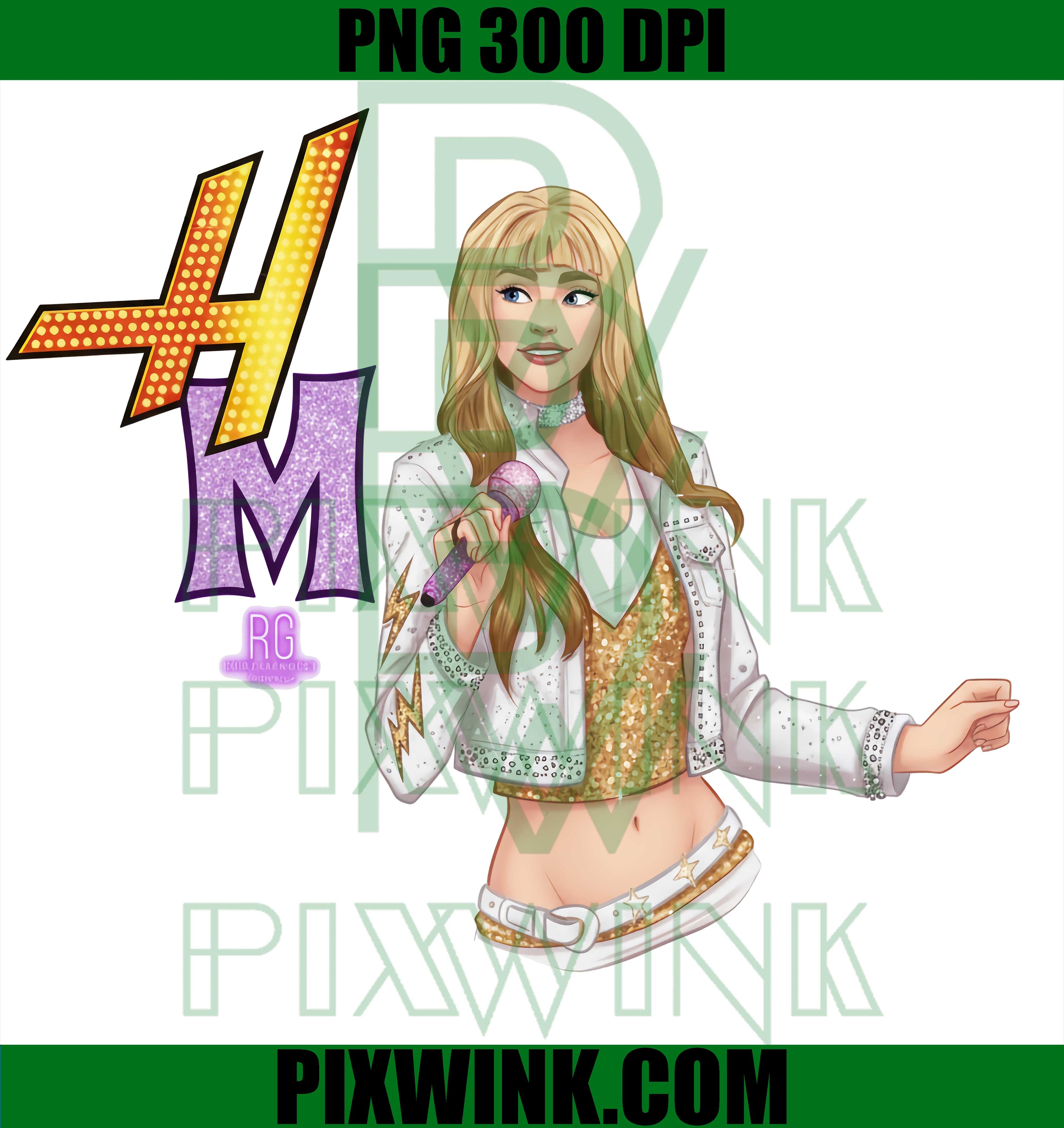 Hannah Montana Clipart PNG, Hannah Montana Character PNG, HM PNG
