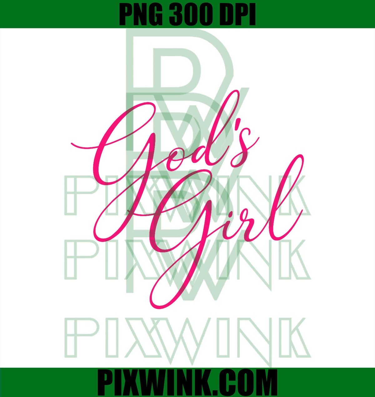 God's Girl Christian PNG, Who Love God PNG