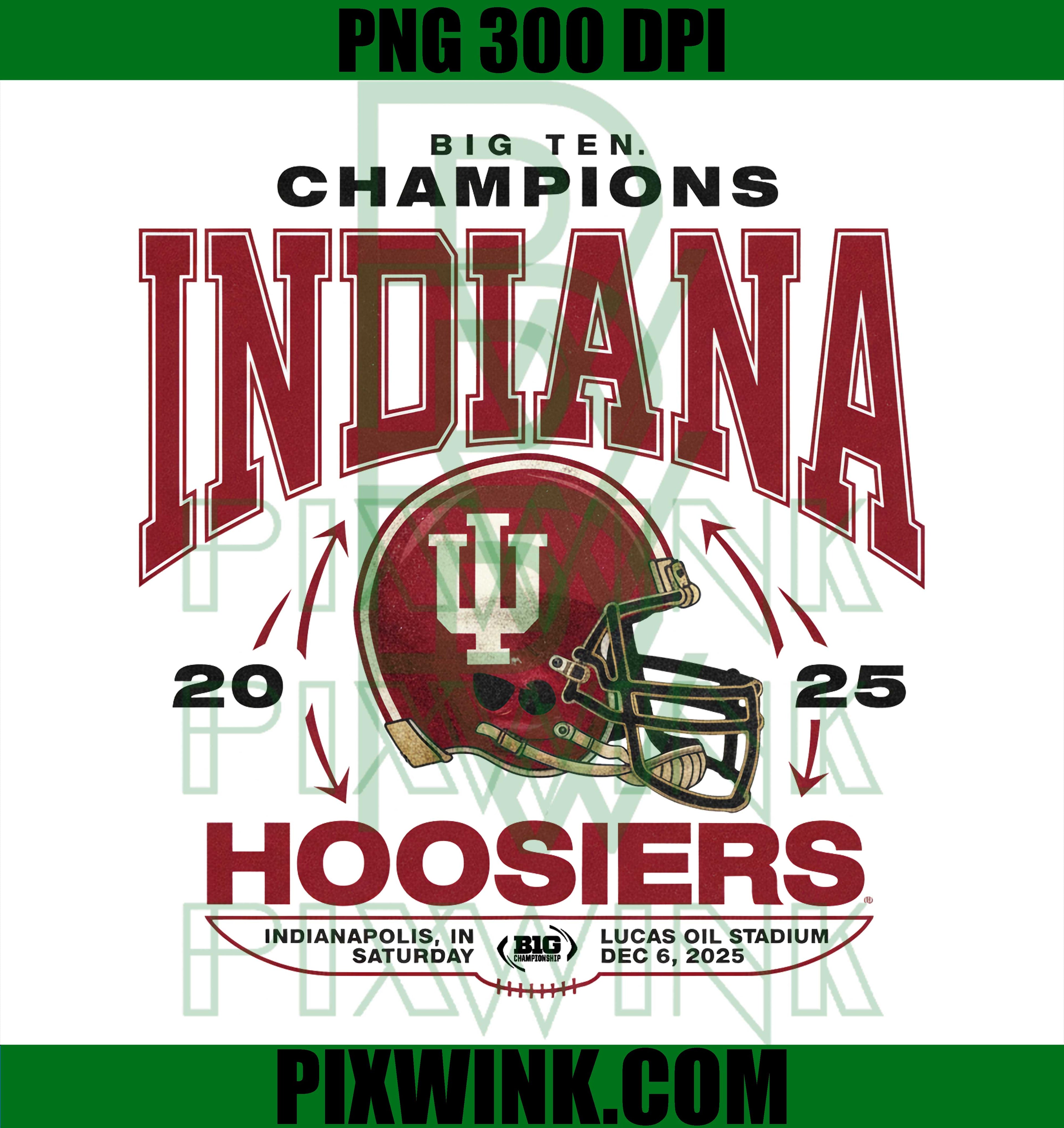 Vintage Indiana Football PNG, Retro Football PNG File, Game Day PNG