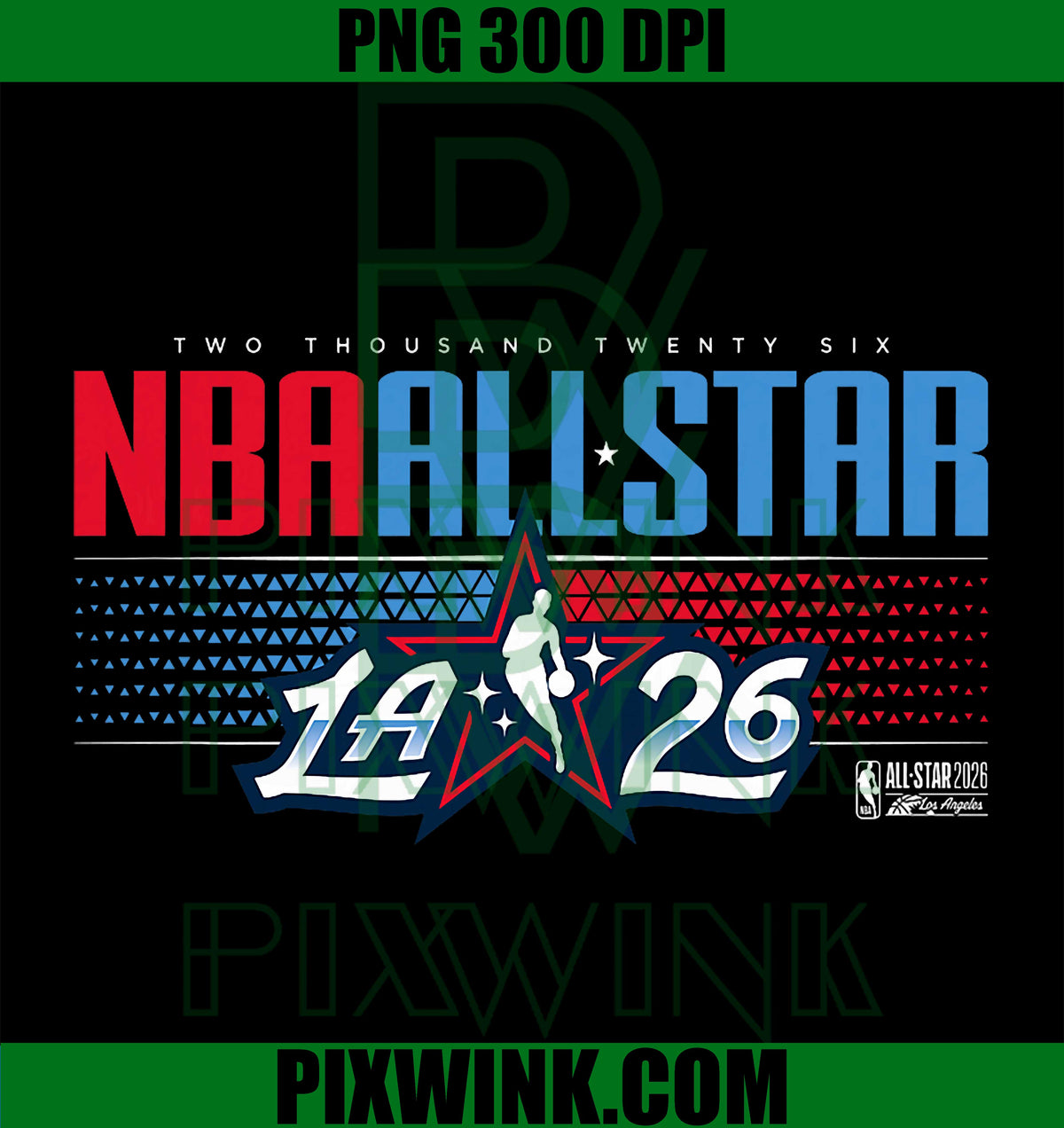 NBA All-Star 2026 PNG, Official Basketball PNG, Los Angeles Logo PNG