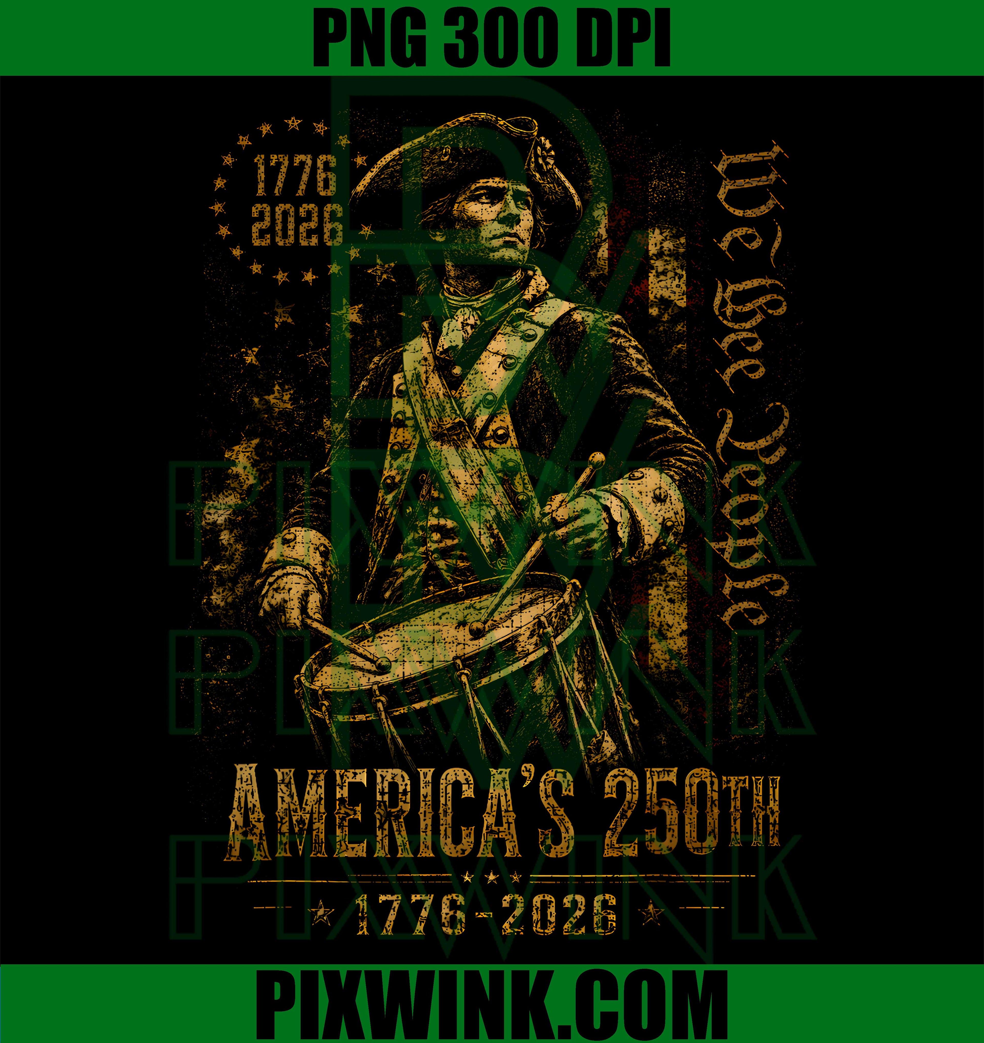 Americas 250th Anniversary PNG, Patriotic Revolutionary Soldier PNG