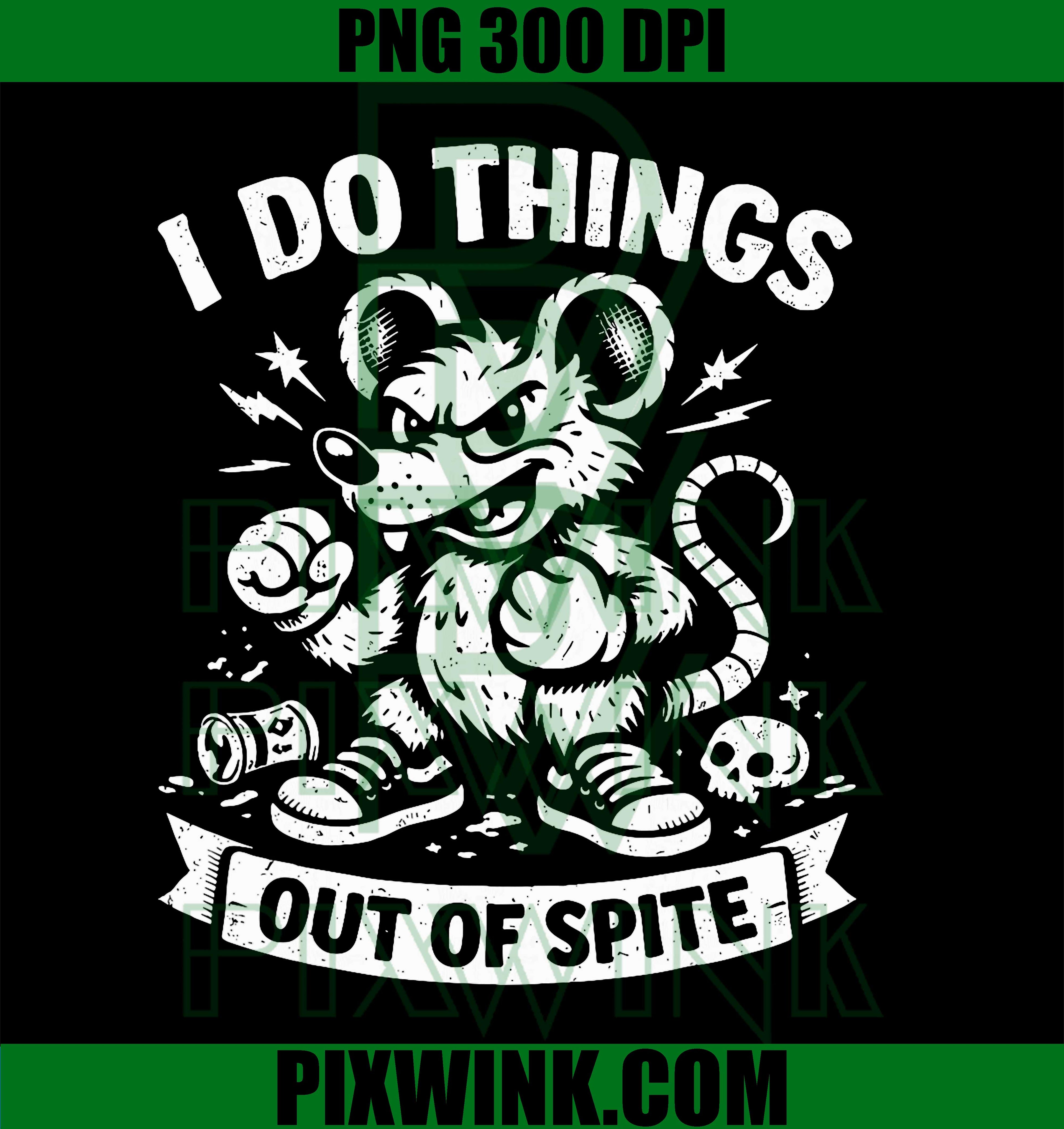 Spite Rat PNG, Funny Rat Quote PNG, Cute Cartoon Rat PNG