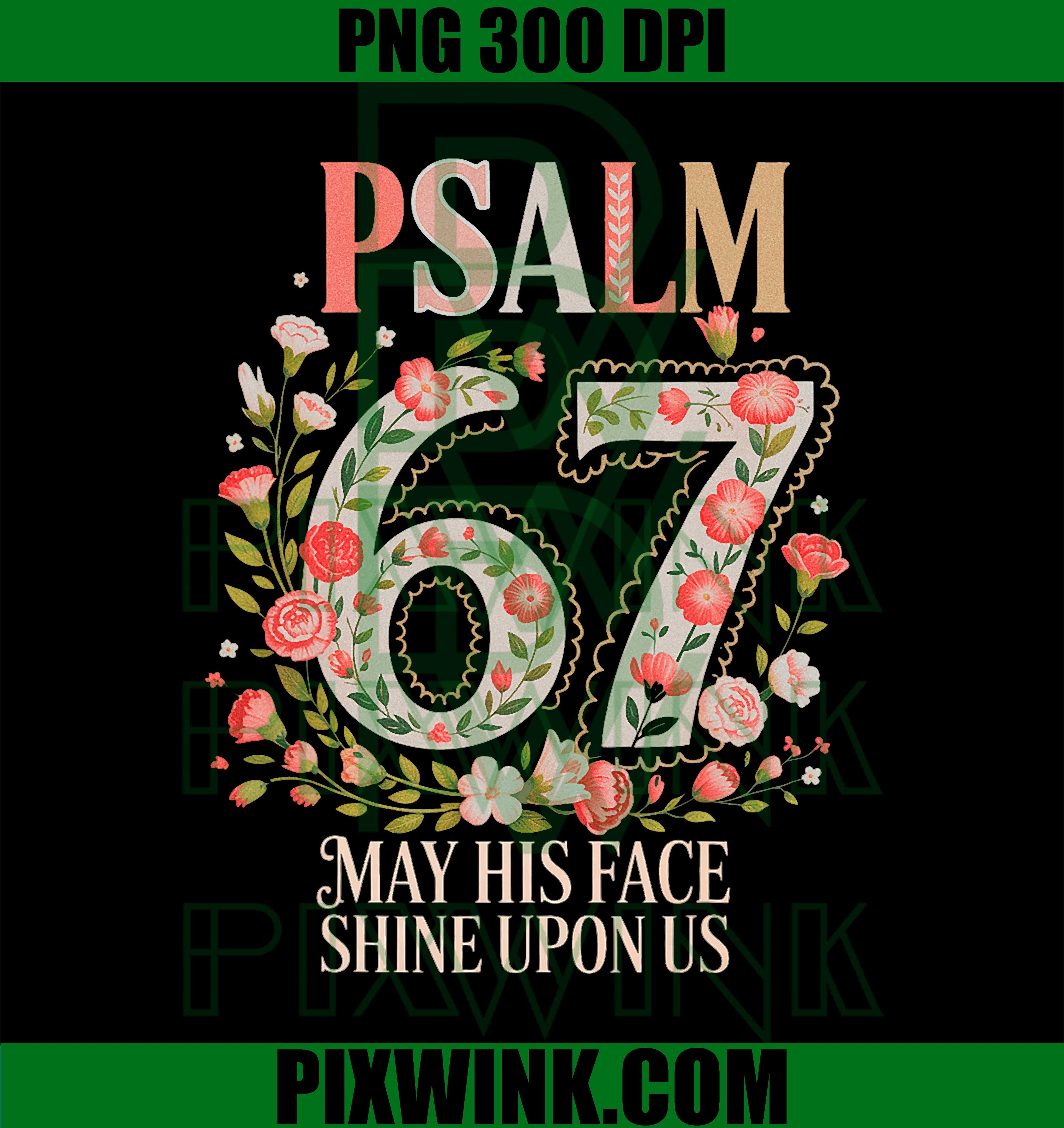 Psalm 67 May His Face Shine Upon Us PNG, Faith Christian Catholic PNG