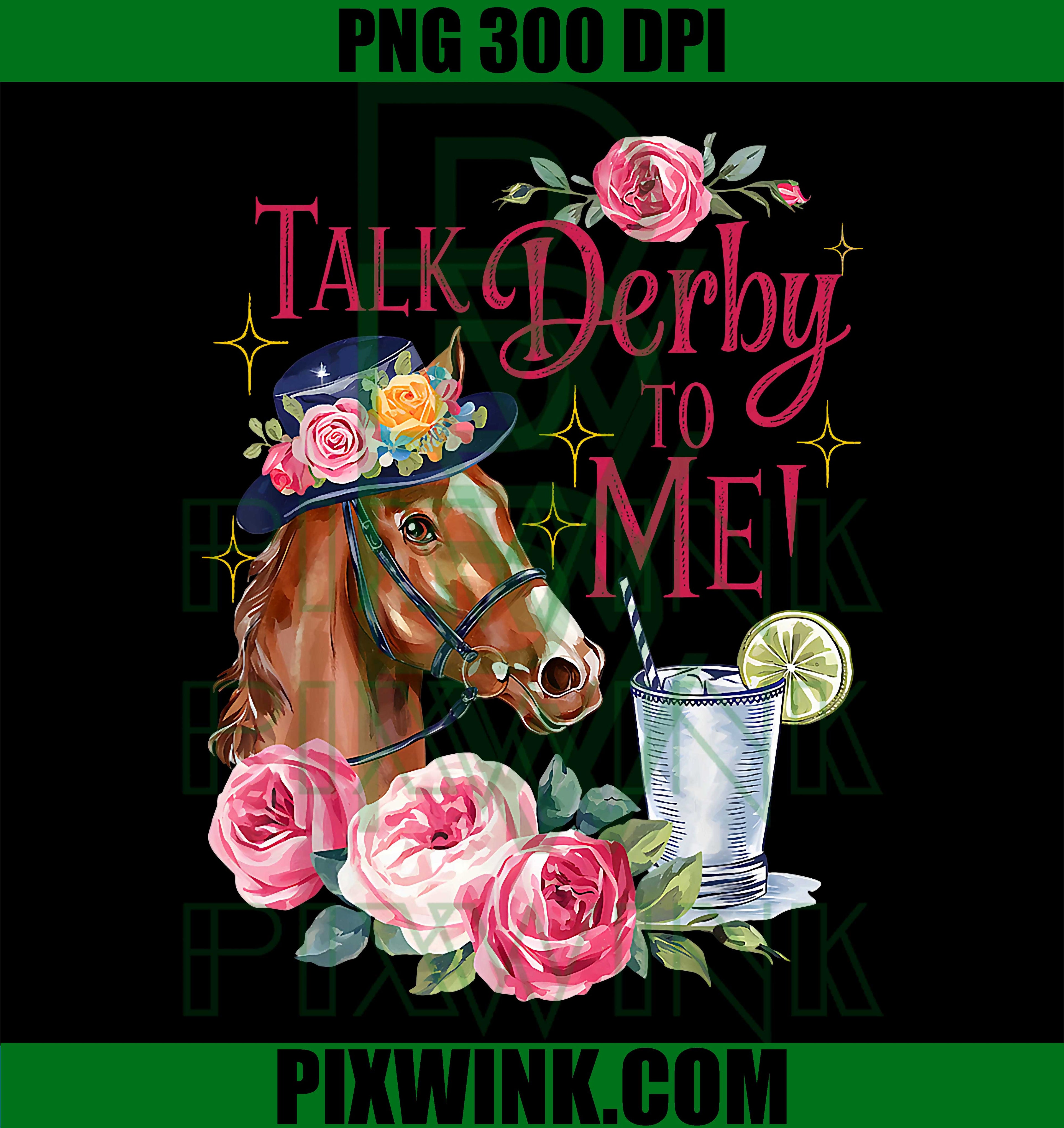 Derby Day 2026 PNG, Horse Racing Talk Derby PNG Vintage Race Design