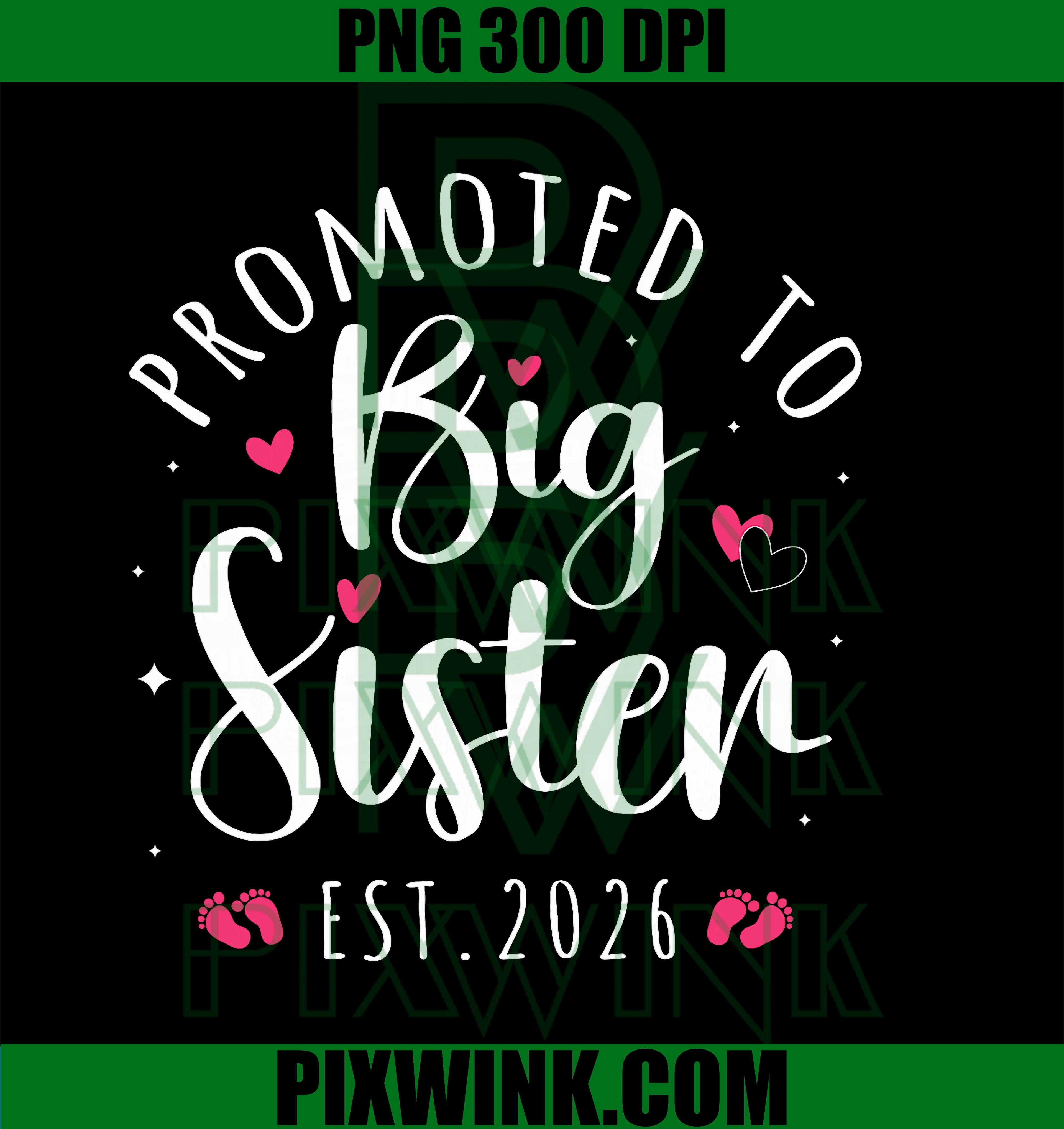 Becoming Big Sister Promoted to Big Sis 2026 Adults PNG