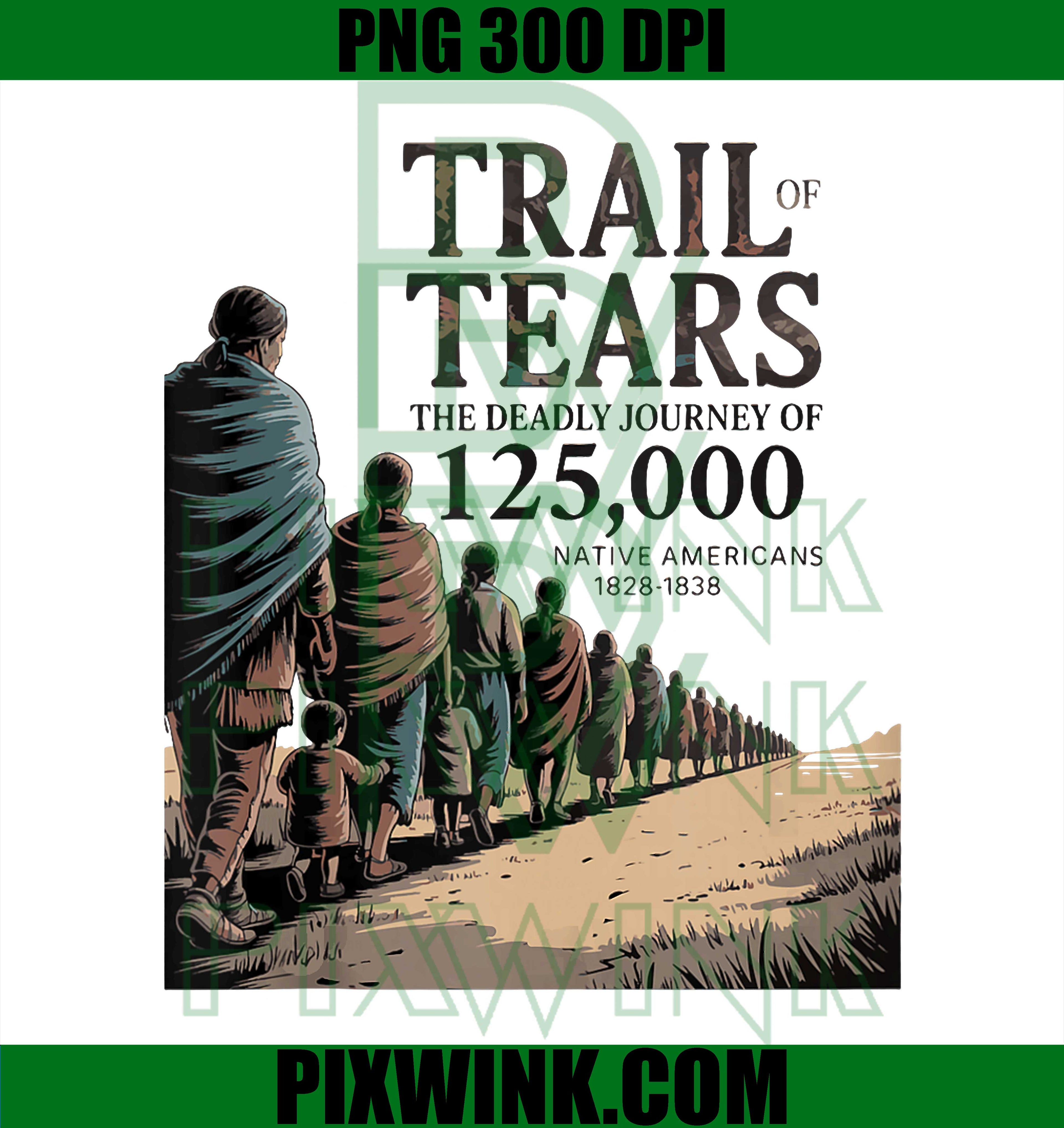 Trail of Tears PNG, Native American History PNG, Historical Journey PNG