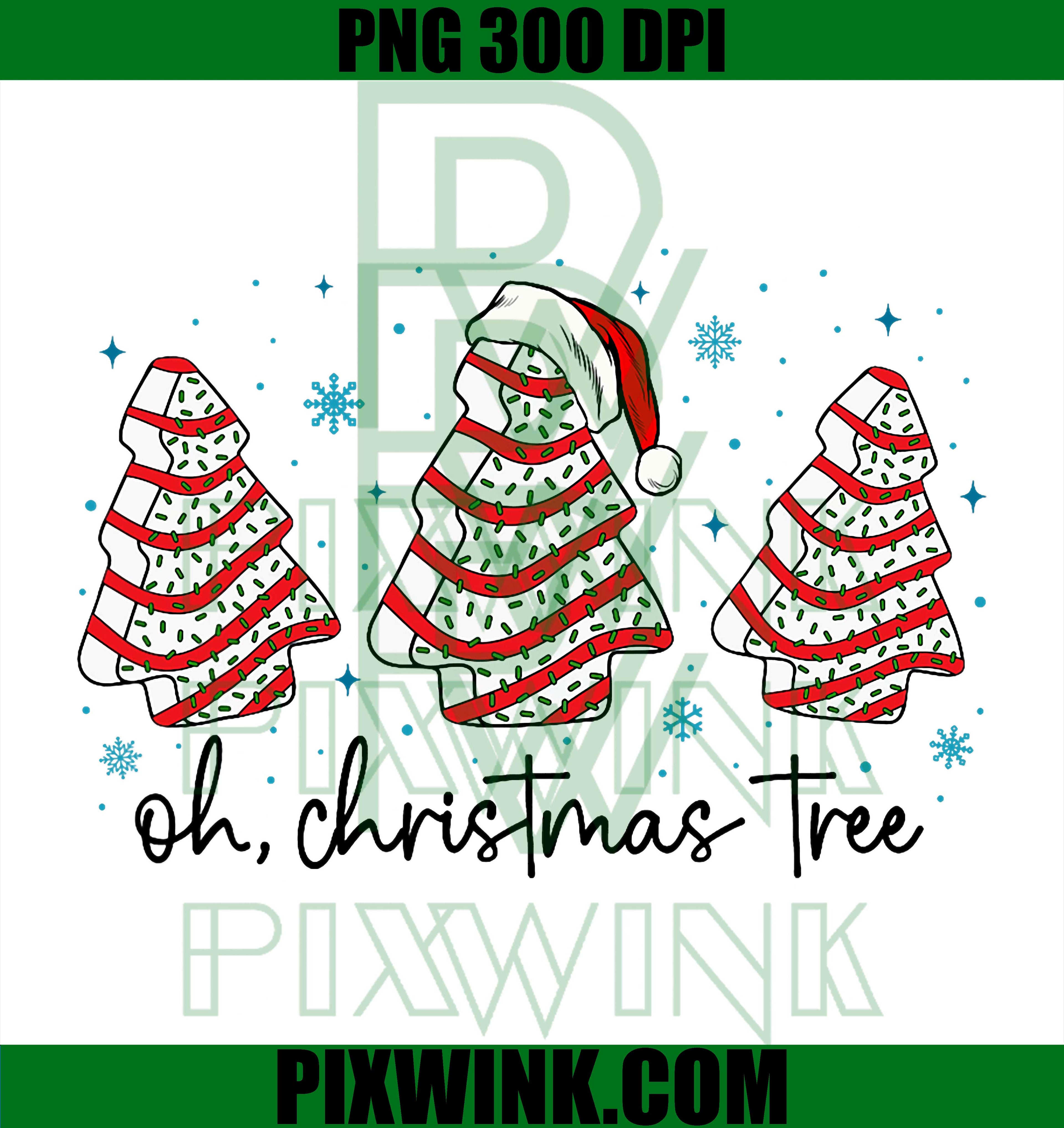 Oh Christmas Tree Cakes Debbie Becky Jen Cake Lovers PNG