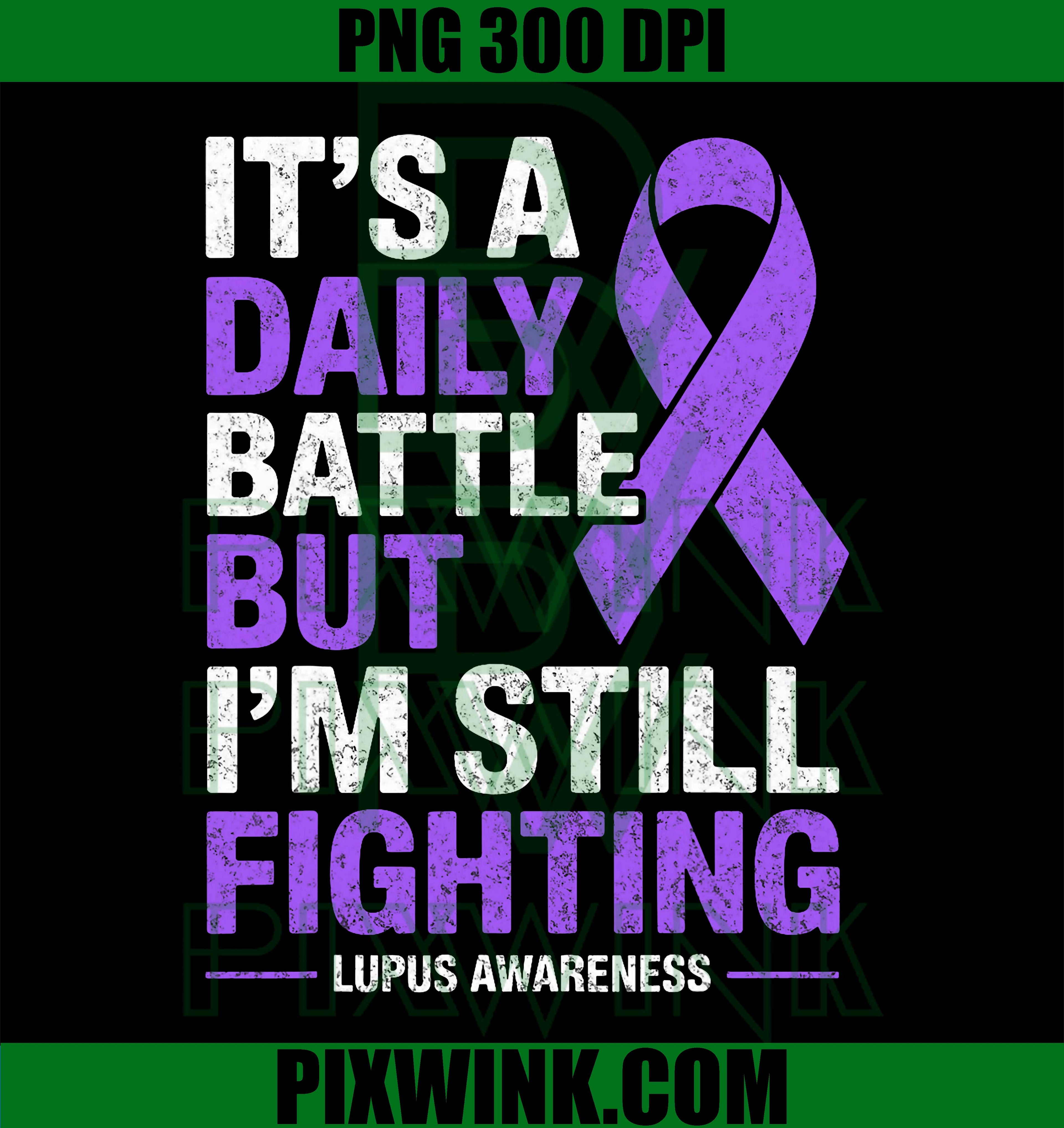 Lupus Awareness Fighter Warrior PNG, Chronic Illness Survivor Retro PNG