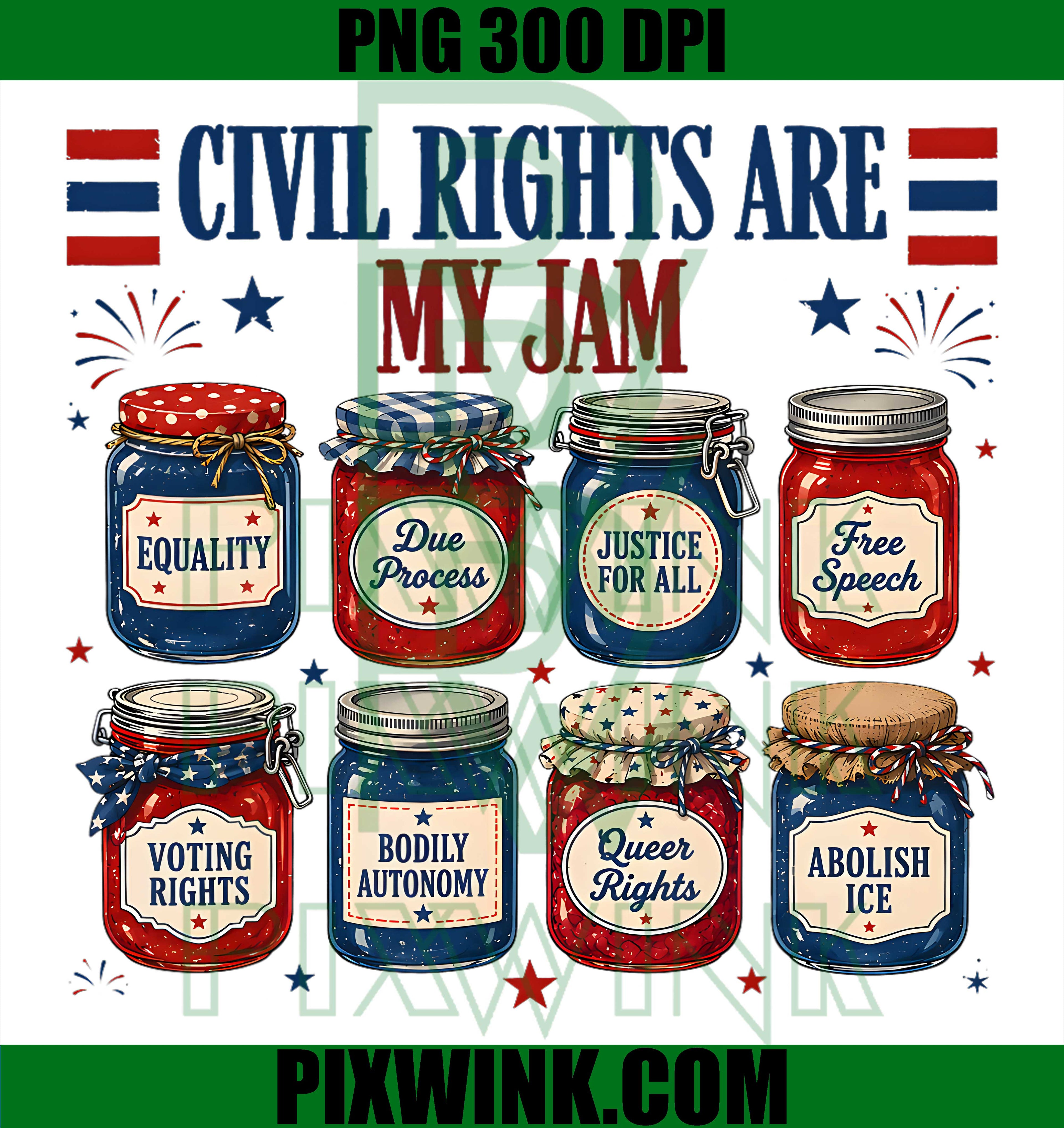 Civil Rights Equality Justice PNG,Patriotic Feminist Freedom Art PNG