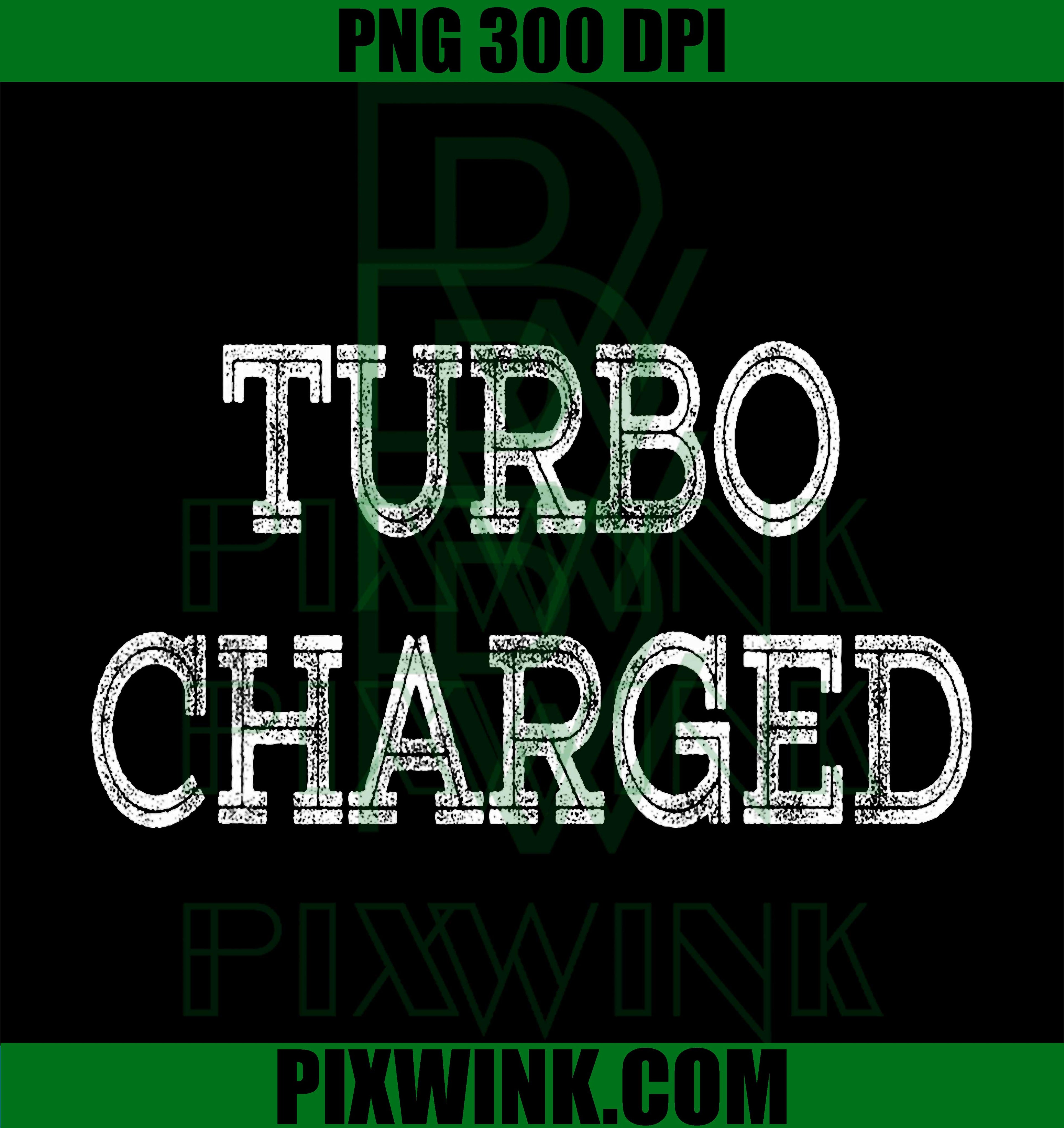 Turbo Charged PNG, Racing Speed Graphic PNG
