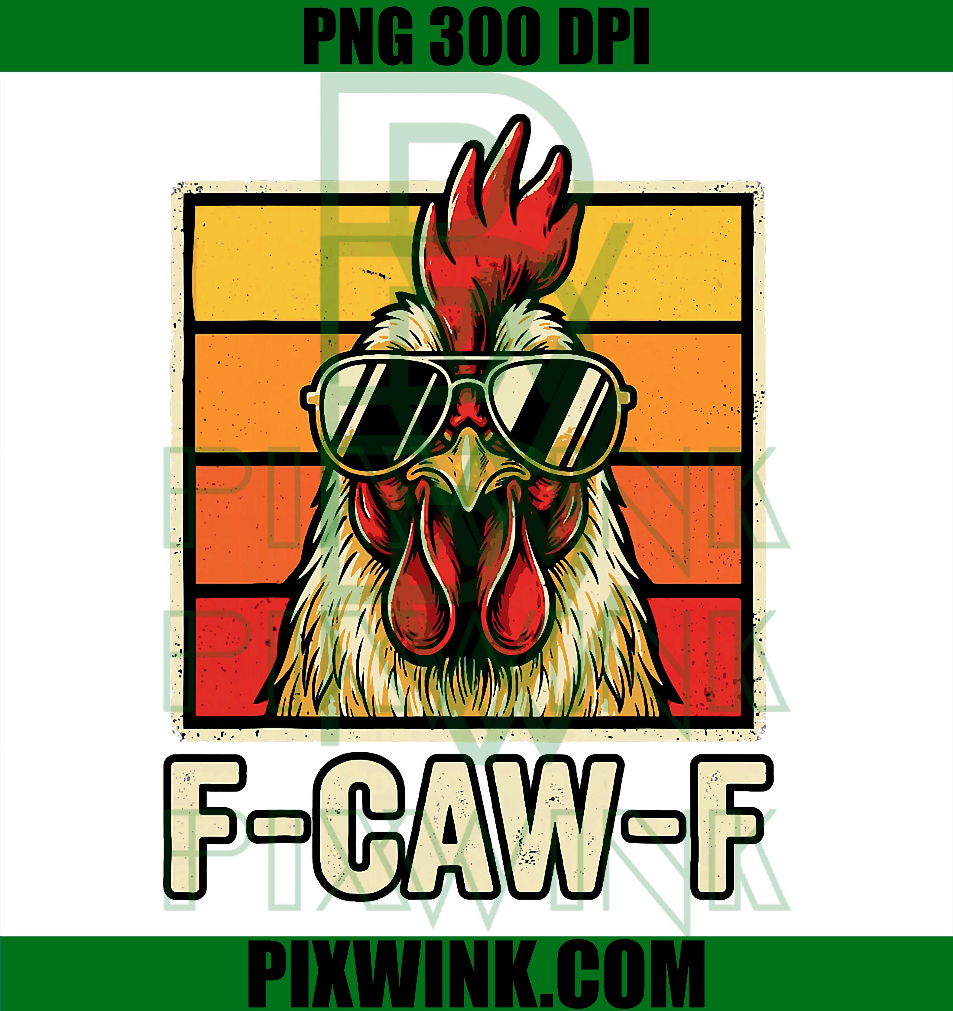 Rooster Sunset Sunglasses PNG, Dark Humor Vintage Vibes PNG