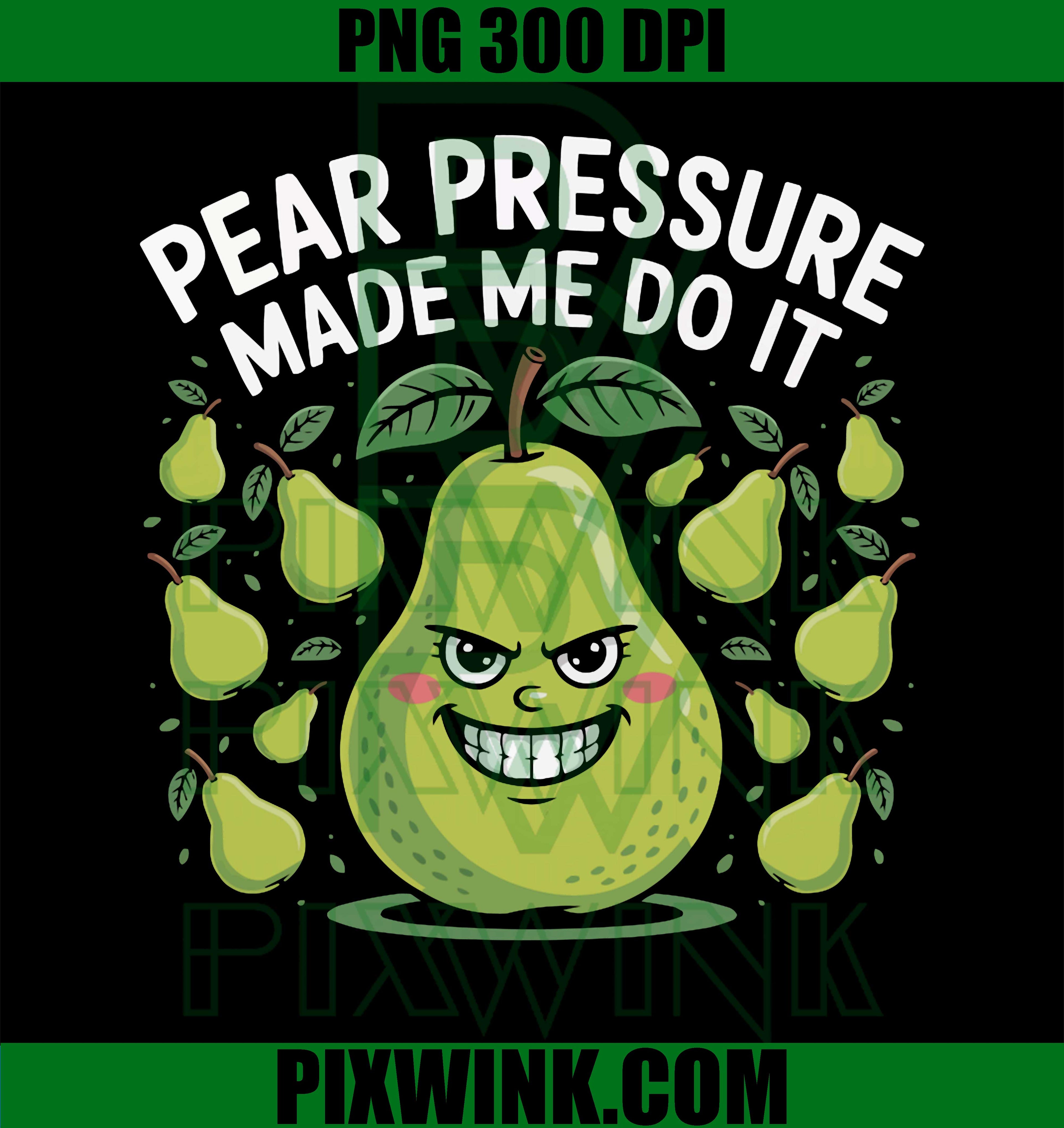 Pear Tree PNG, Fruity Humor PNG, Pear Lover PNG