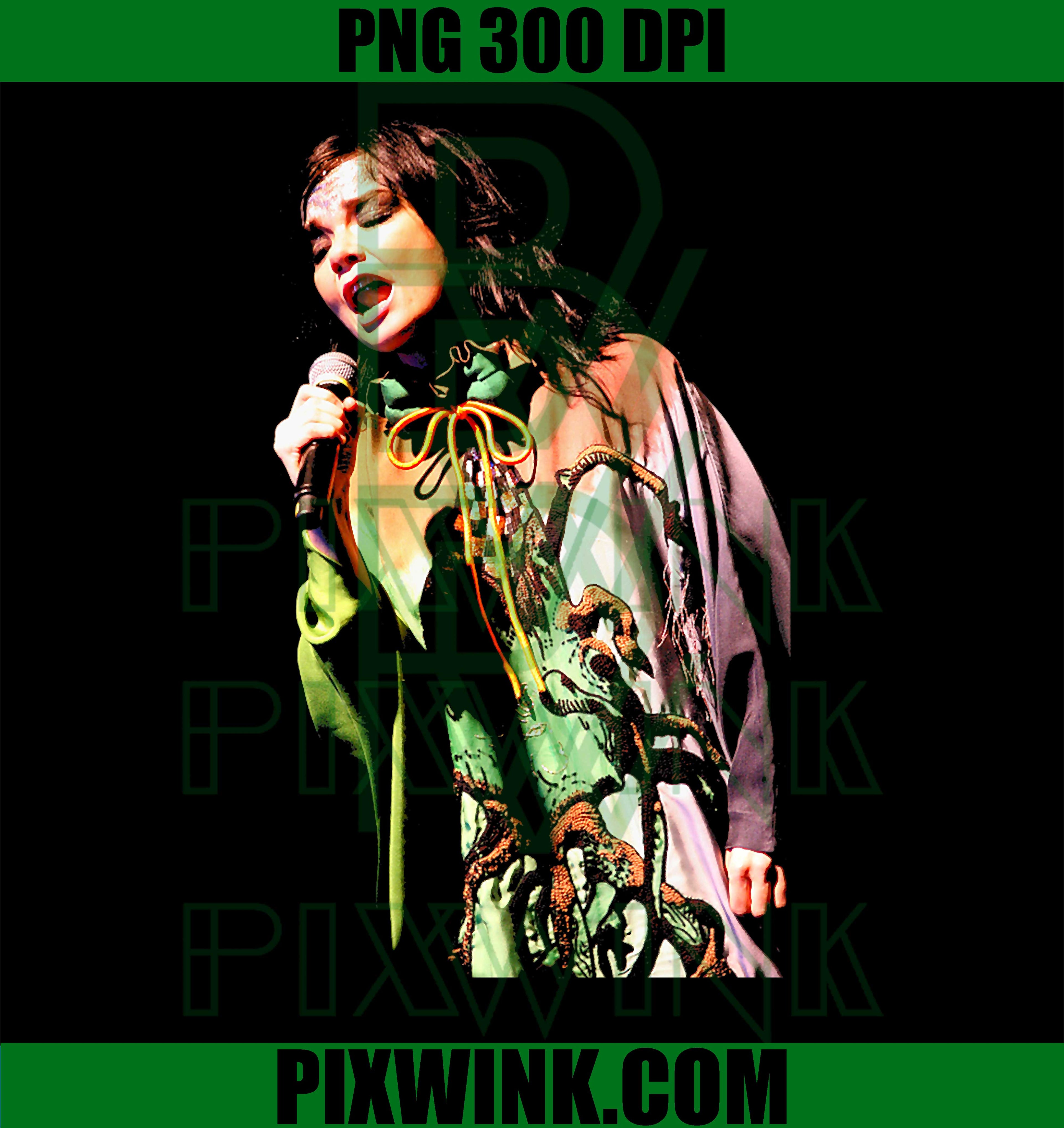 Bjork Earth Intruders PNG, Volta Glastonbury 2007 PNG Design