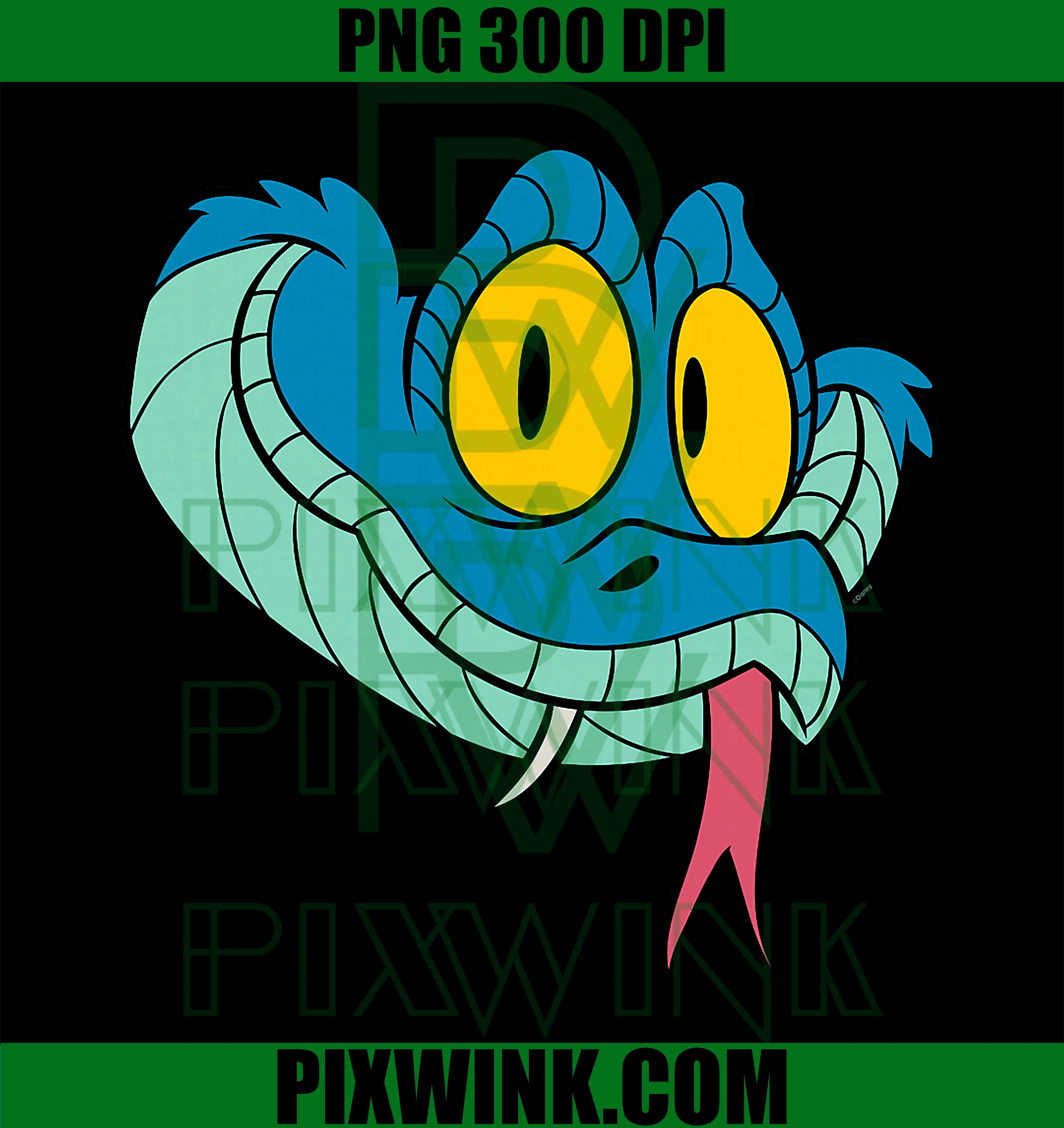 Disney Zootopia 2 PNG, Gary De'Snake Big Face Halloween PNG