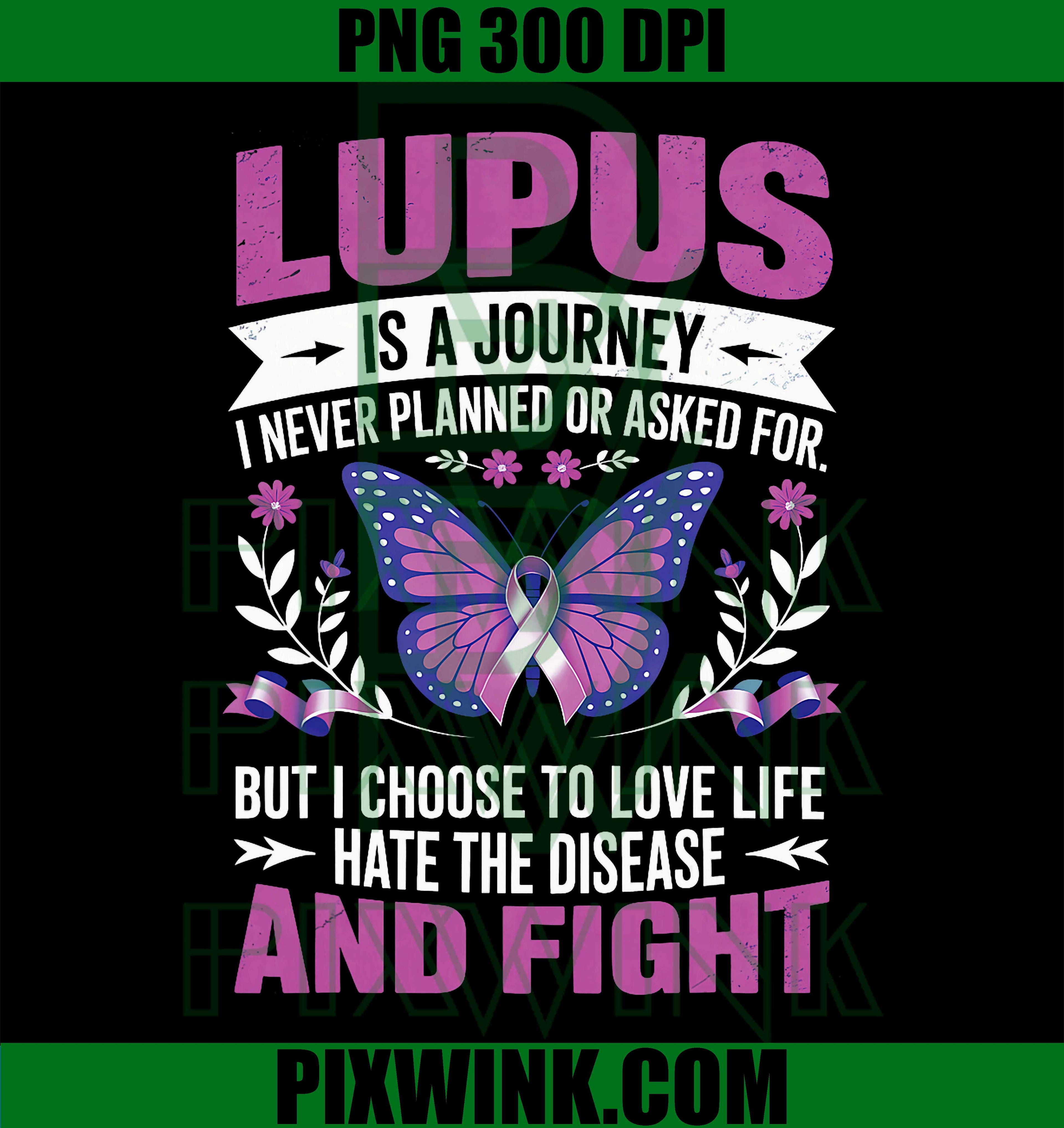Lupus Awareness Butterfly PNG, Purple Ribbon Autoimmune Disease Design PNG