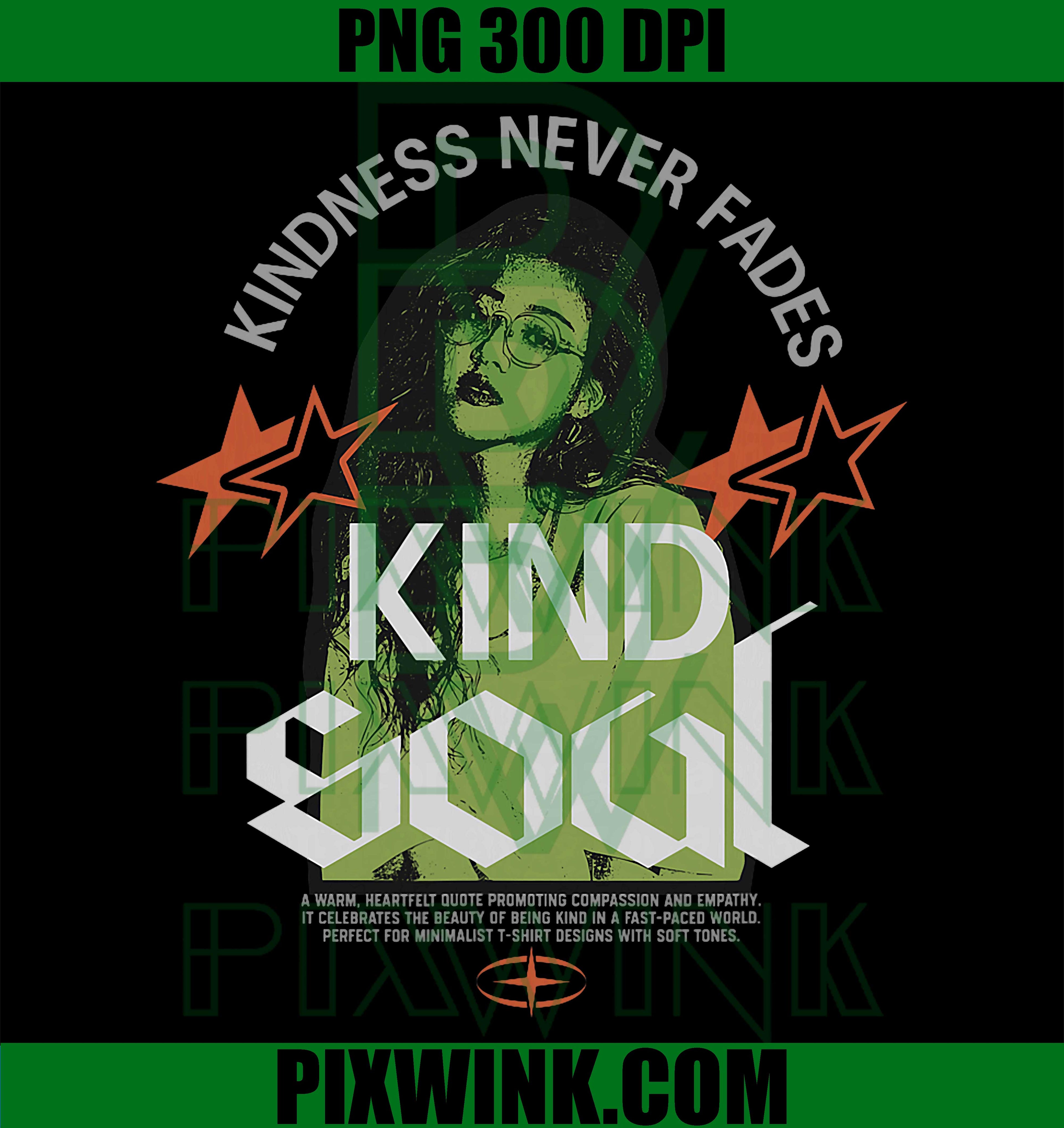Kind Soul Y2K Streetwear PNG, Retro Aesthetic Quote PNG