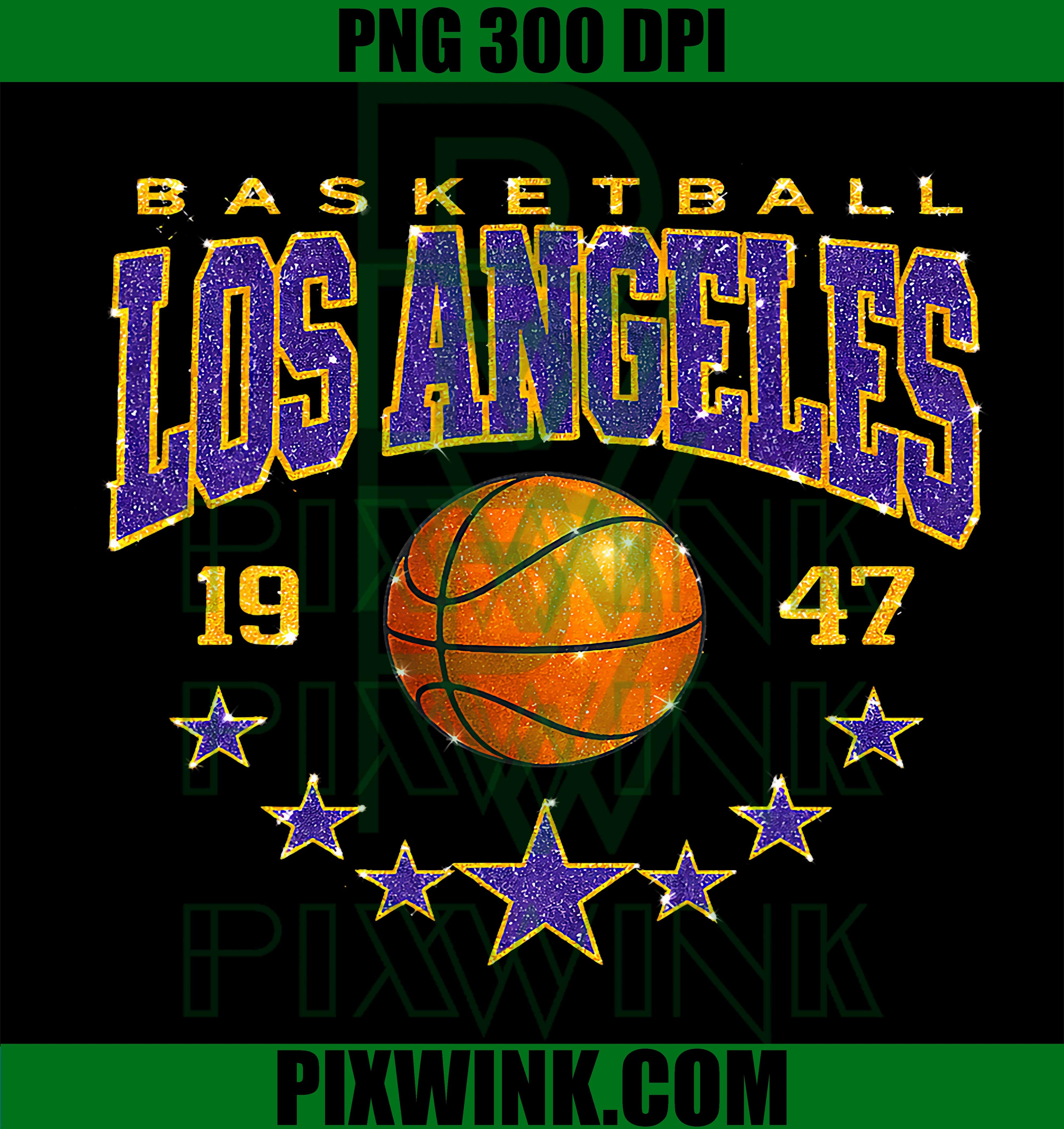 Basketball Fan February 2026 Los Angeles PNG, LA Basketball Fan Game Day PNG