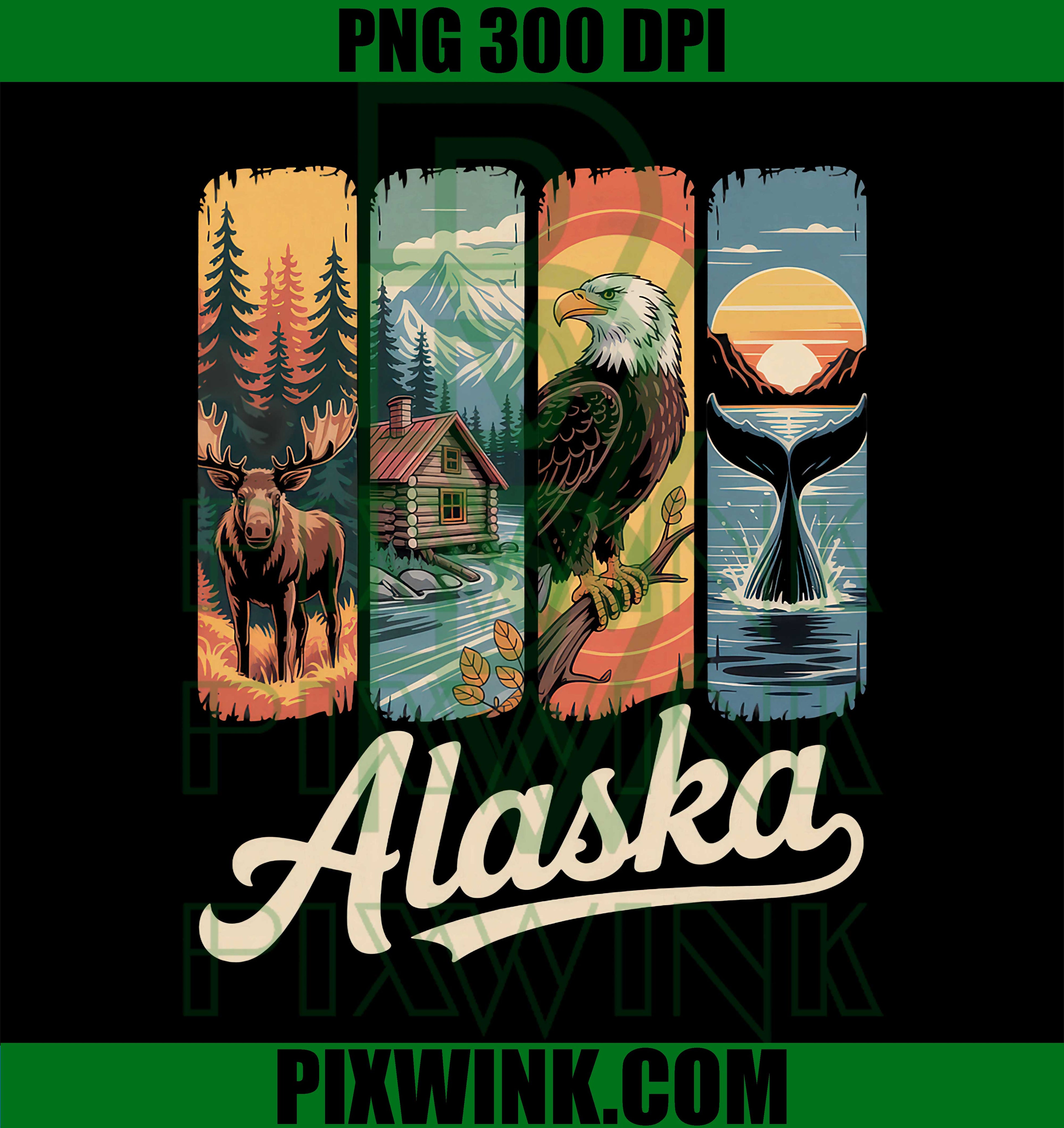 Alaska Nature Wildlife Adventure, Moose Eagle PNG