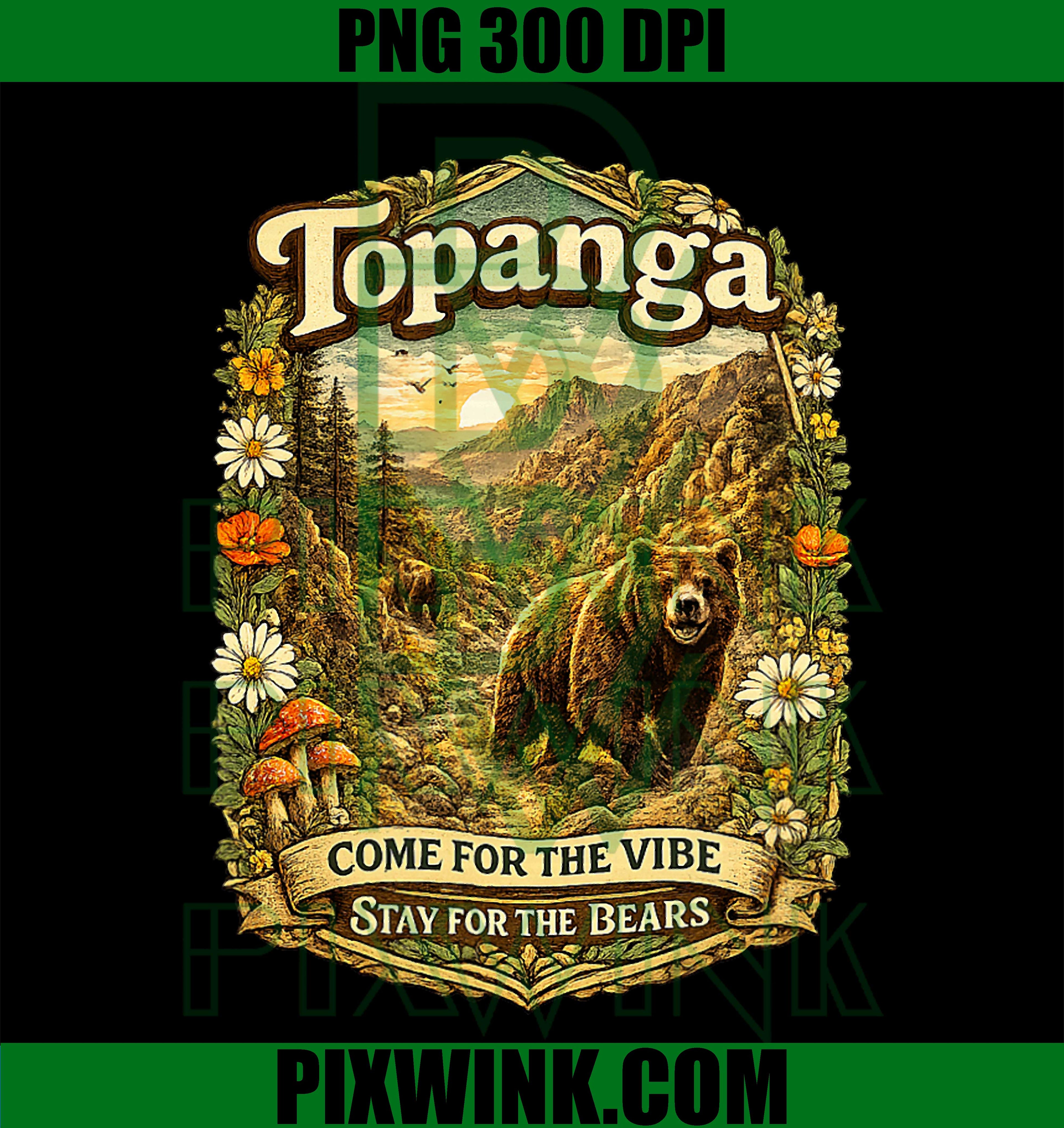 Topanga Canyon Bear PNG, Bear Family 90290 PNG, Boho Nature PNG