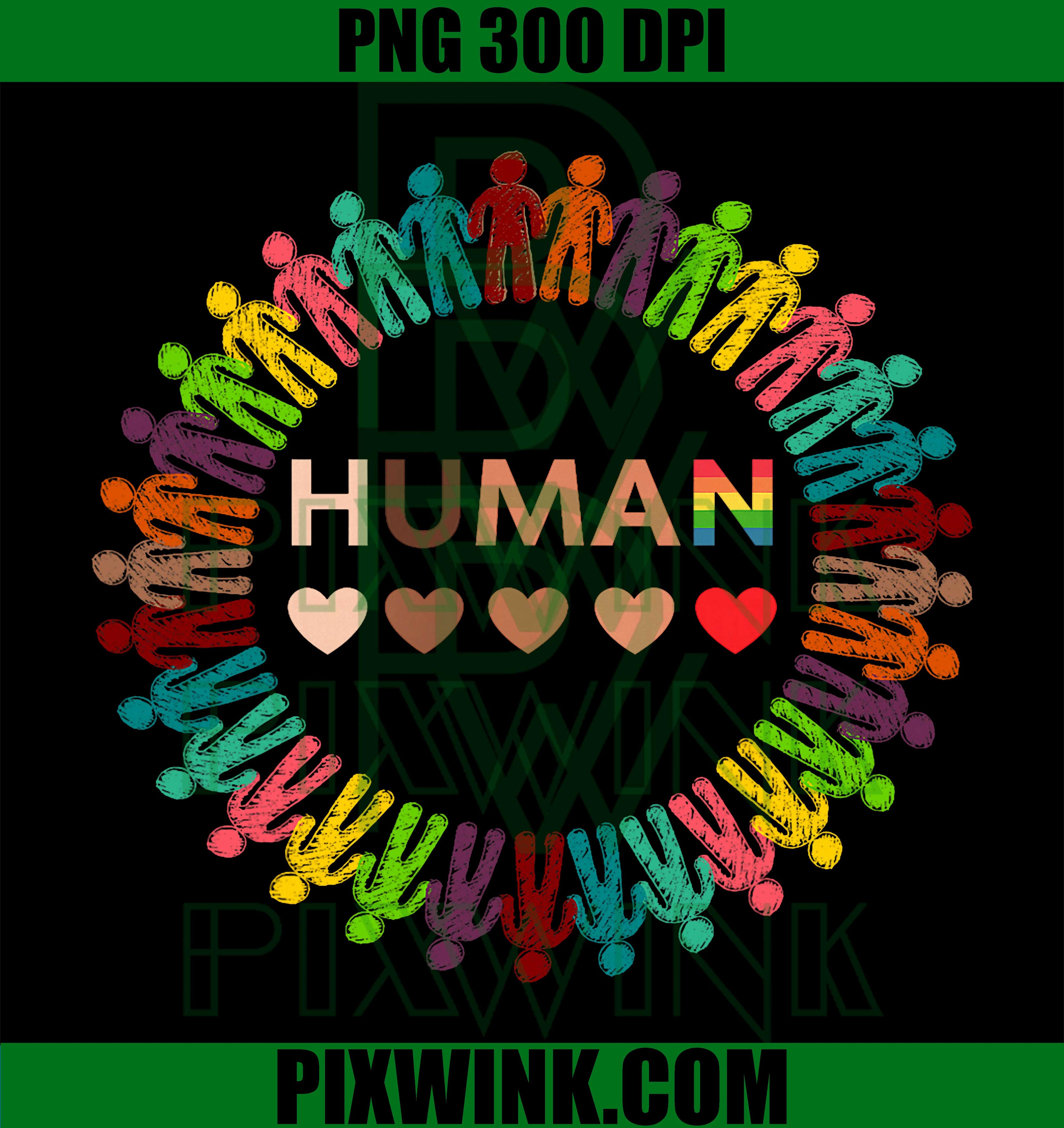 All-Inclusive Hearts for BLM Racial Justice & Human Equality PNG