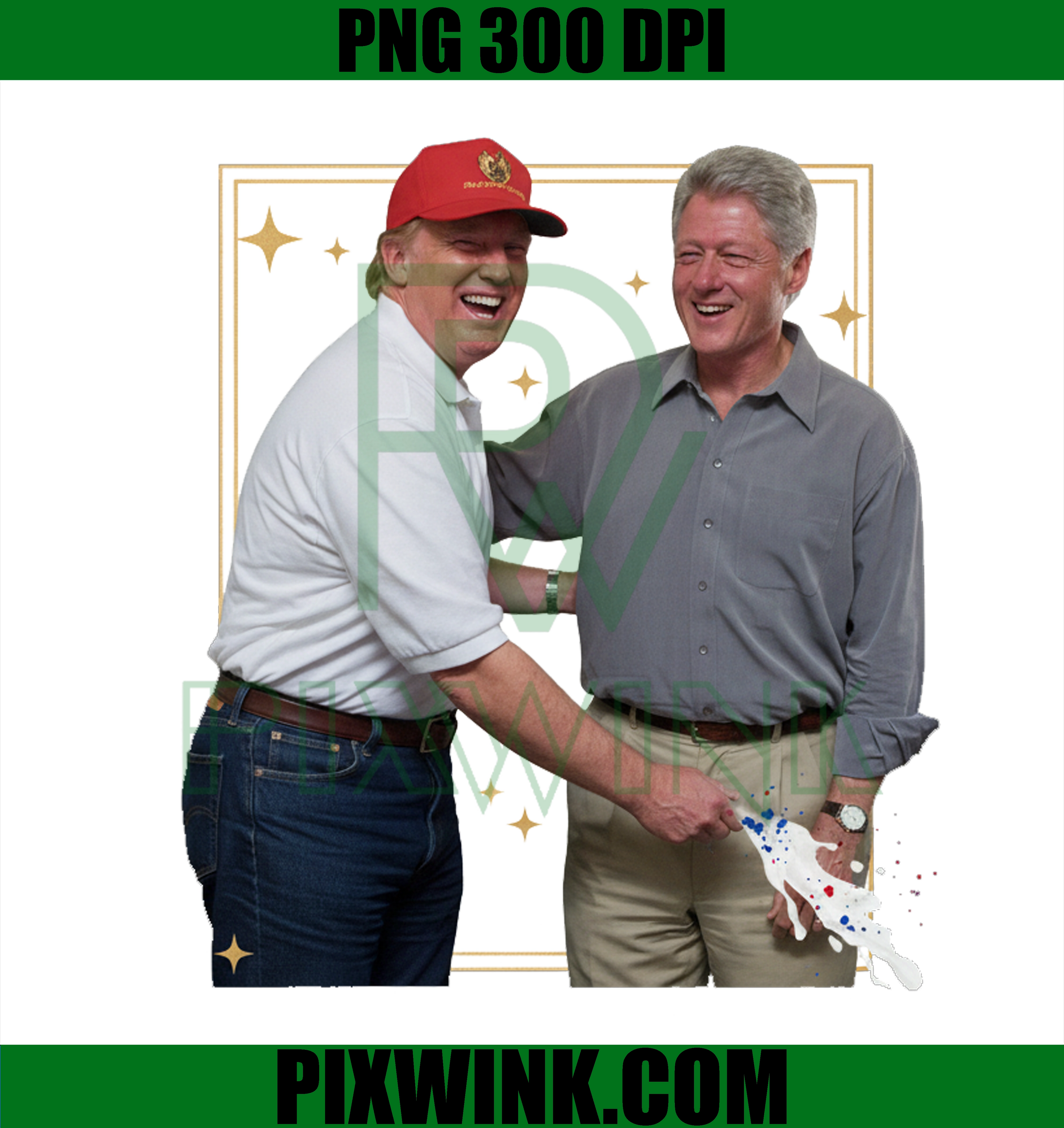 Donald Trump and Bill Clinton, Blowing Bubba, Big Beautiful Bill, Political Statement T-shirt, Anti-Trump, Release the Epstein File PNG