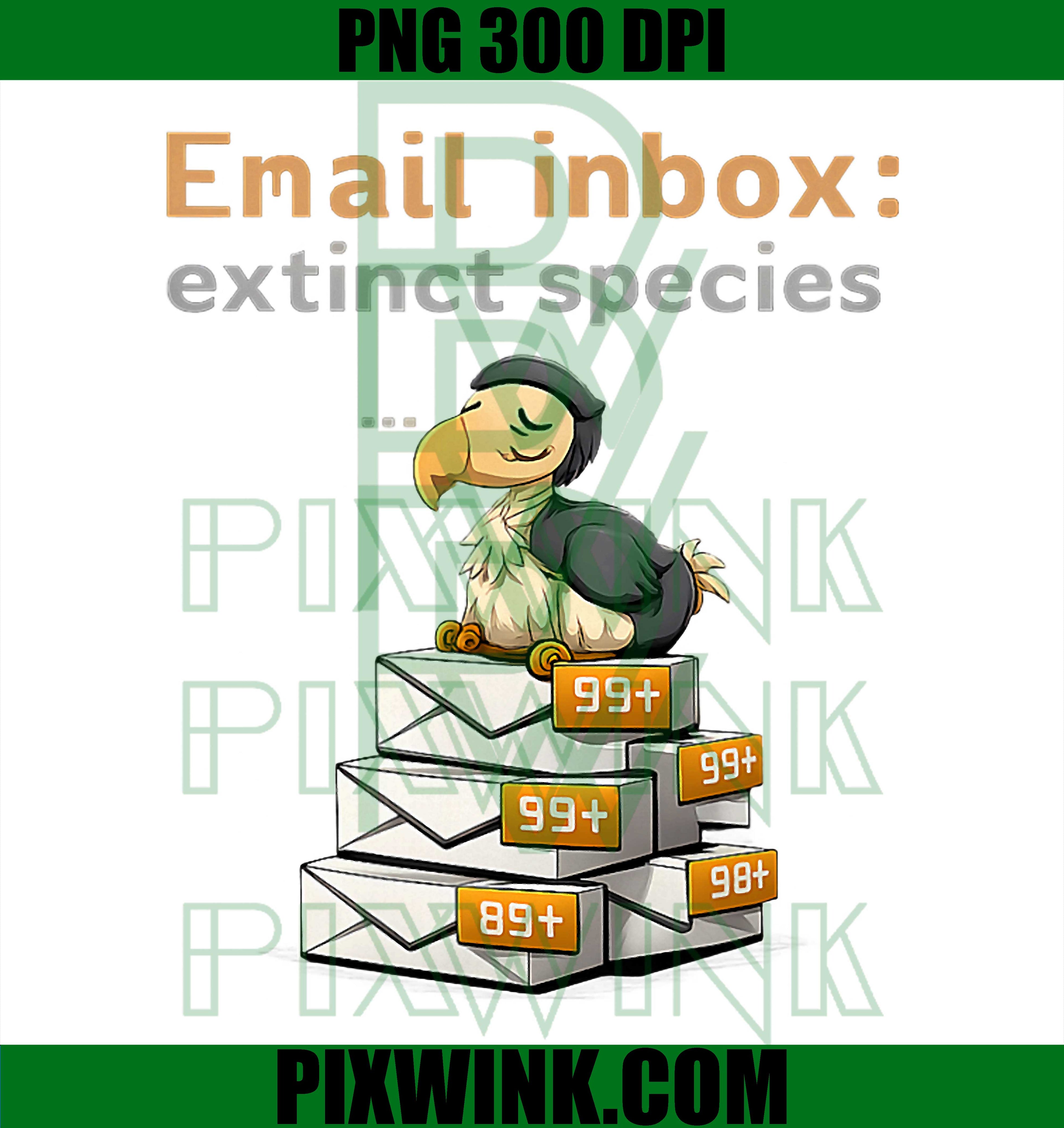 Email Inbox Extinct PNG, Pixel Dodo PNG, Programmer Humor Graphic PNG