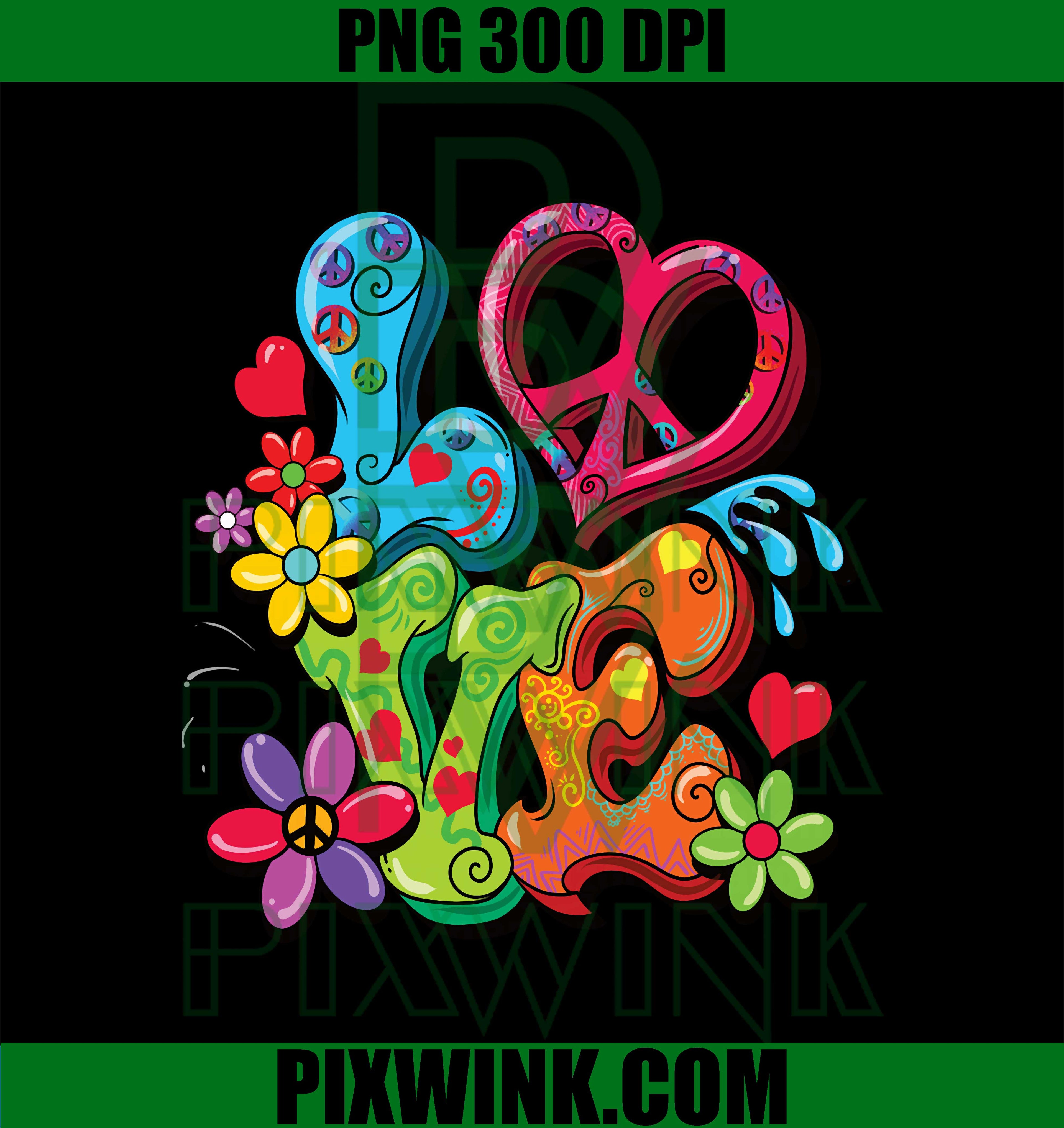 Hippie Style Women PNG, Boho Hippie Aesthetic PNG, Retro Hippie Design PNG