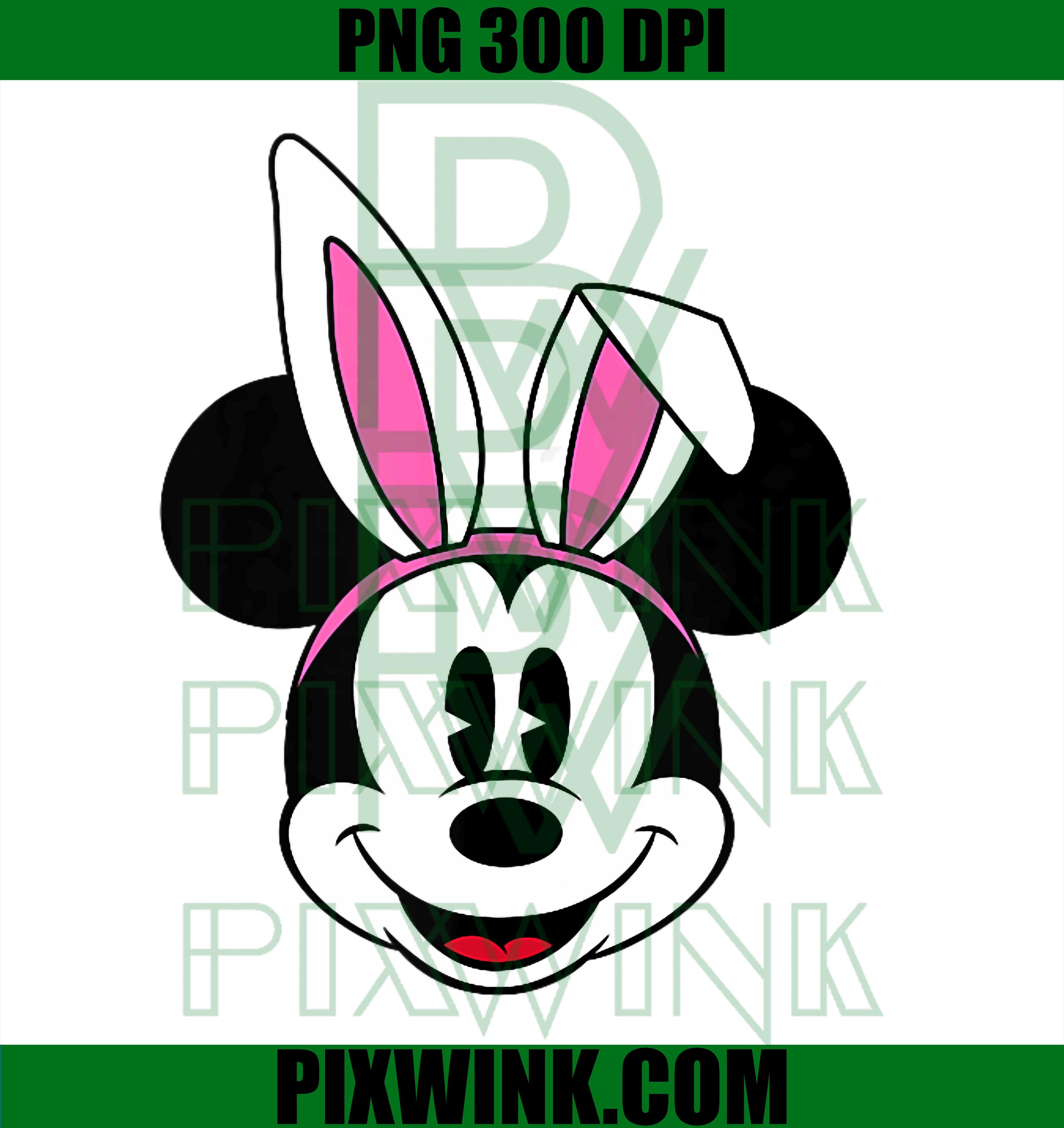 Amazon Essentials Disney, Mickey Mouse Spring Easter Bunny Ears PNG