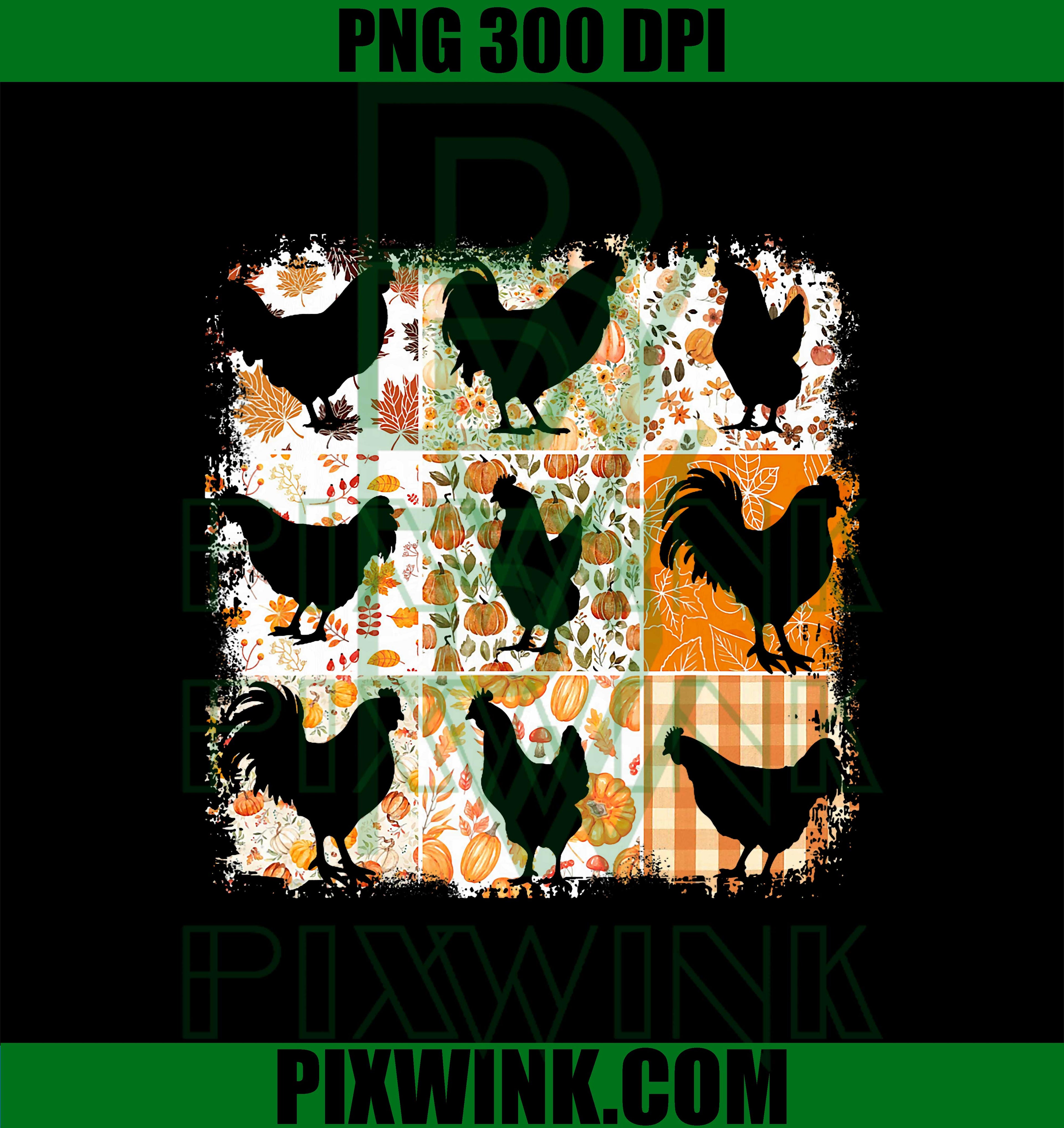 Fall Chickens Thanksgiving PNG