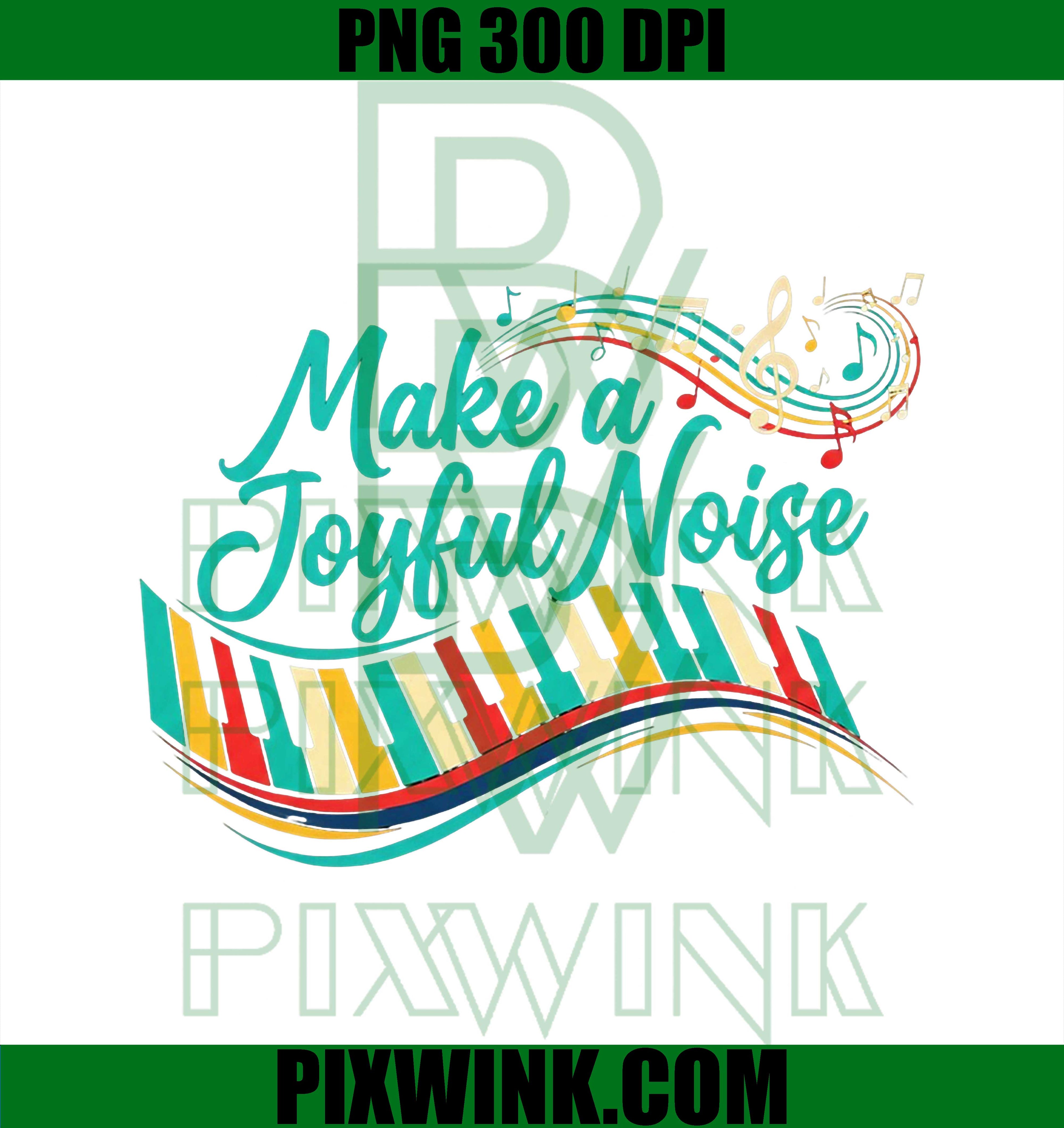 Funny Pianist Make a Joyful Noise PNG, Piano Lover PNG