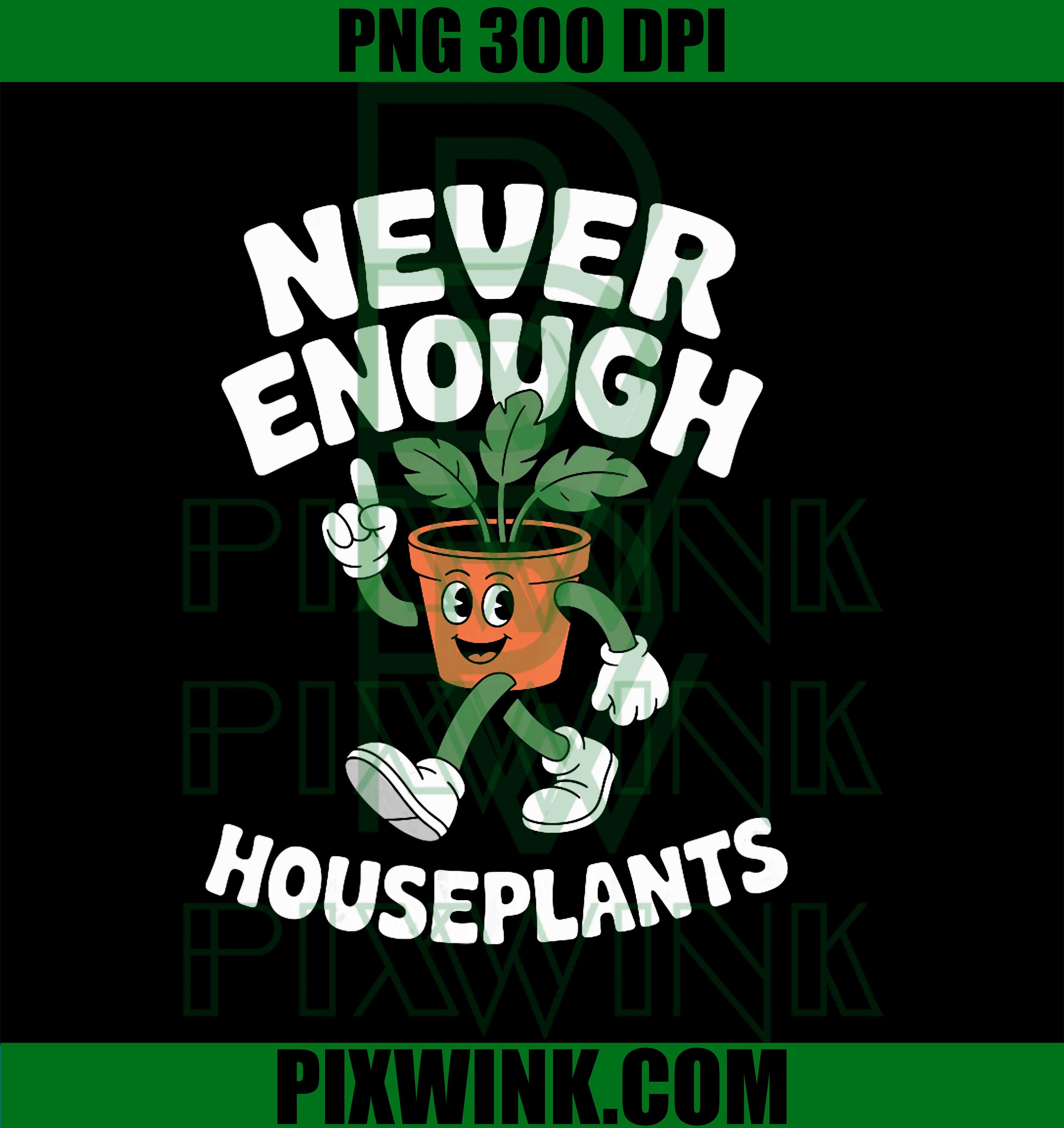 Funny Houseplants PNG, Houseplant Retro PNG