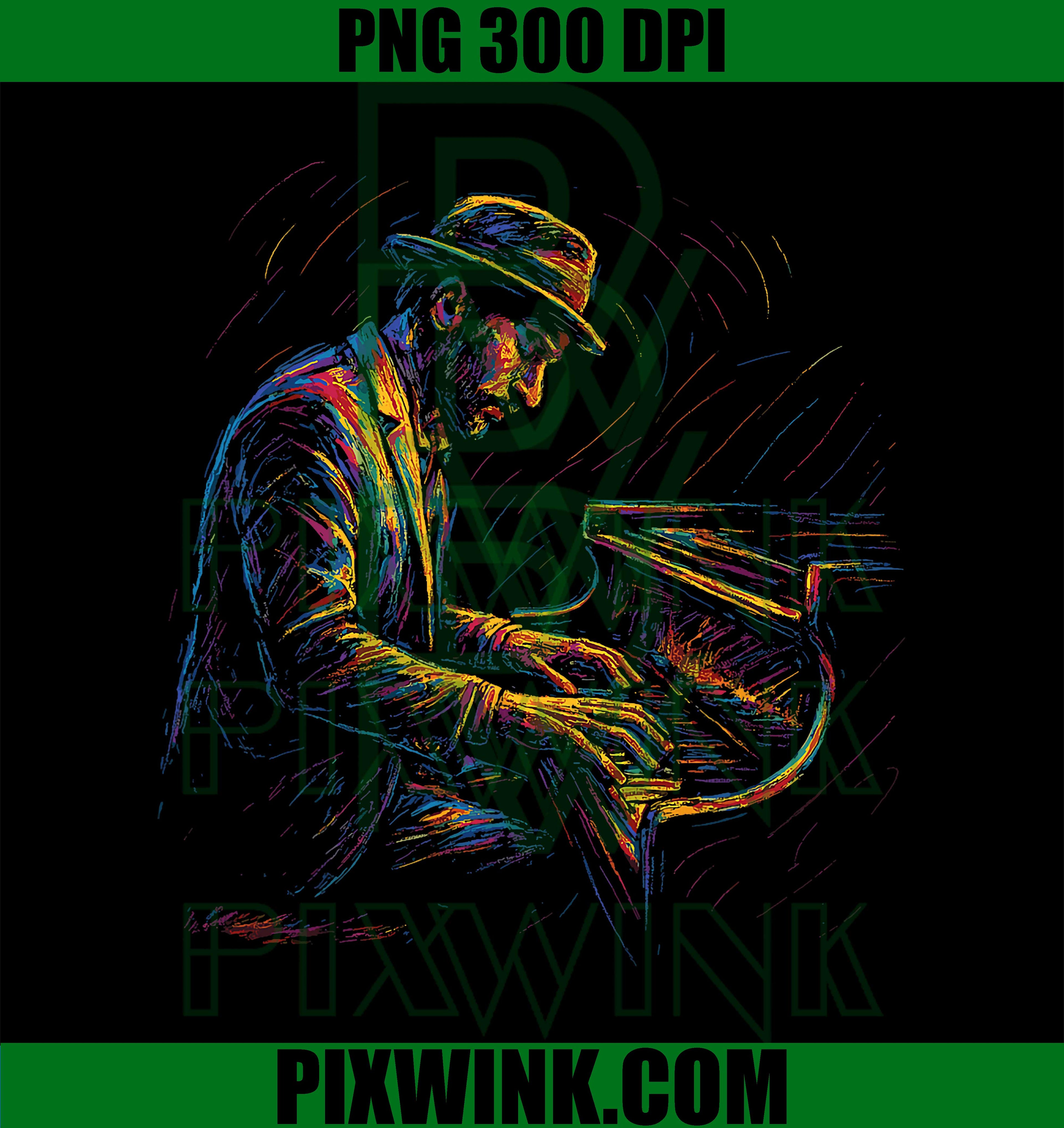 Jazz Musician Piano Player Pianist Artistic Music Jazz Lover PNG