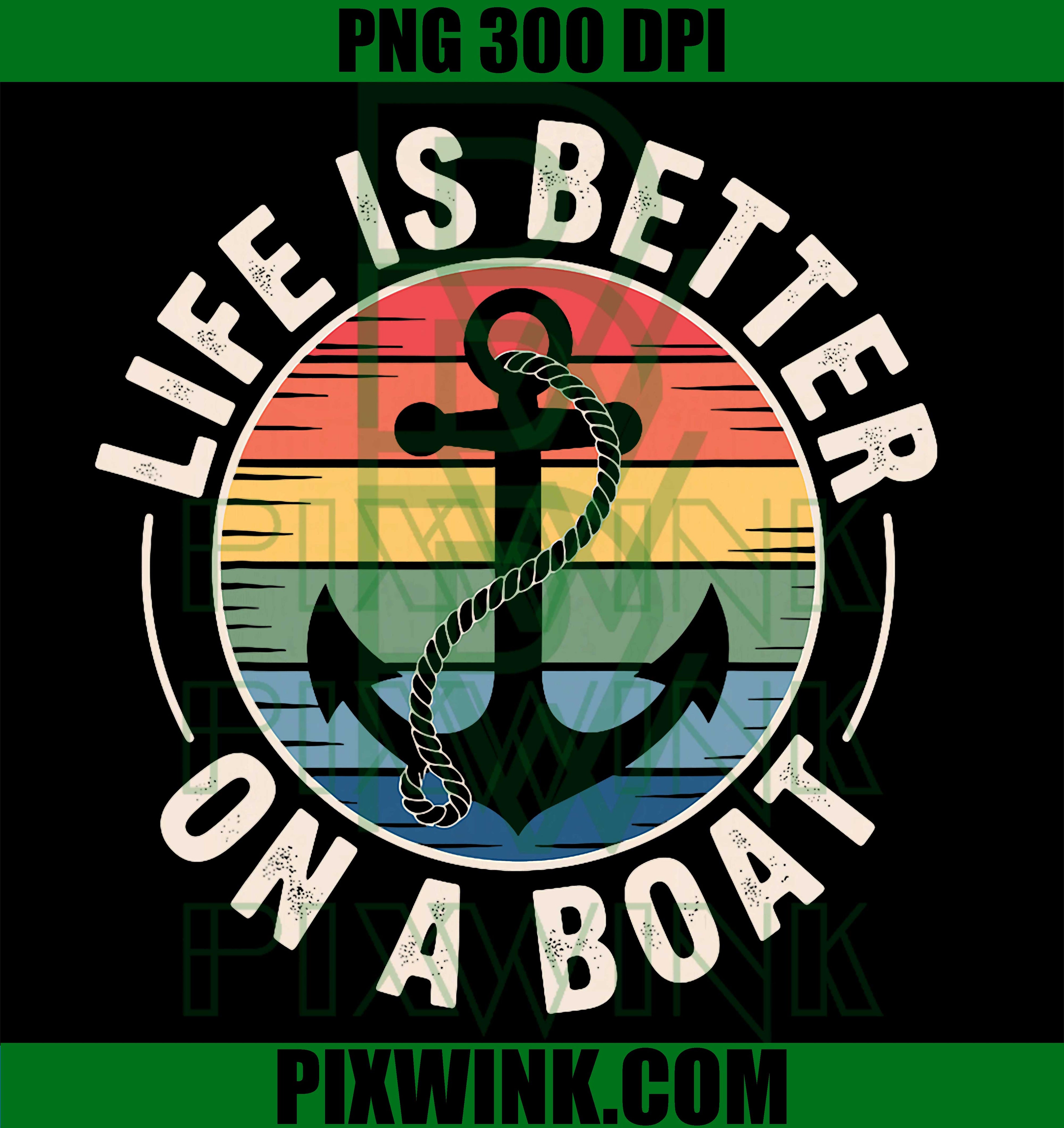 Boating Art Boat Captain PNG, Boater Boat Lover Graphic PNG