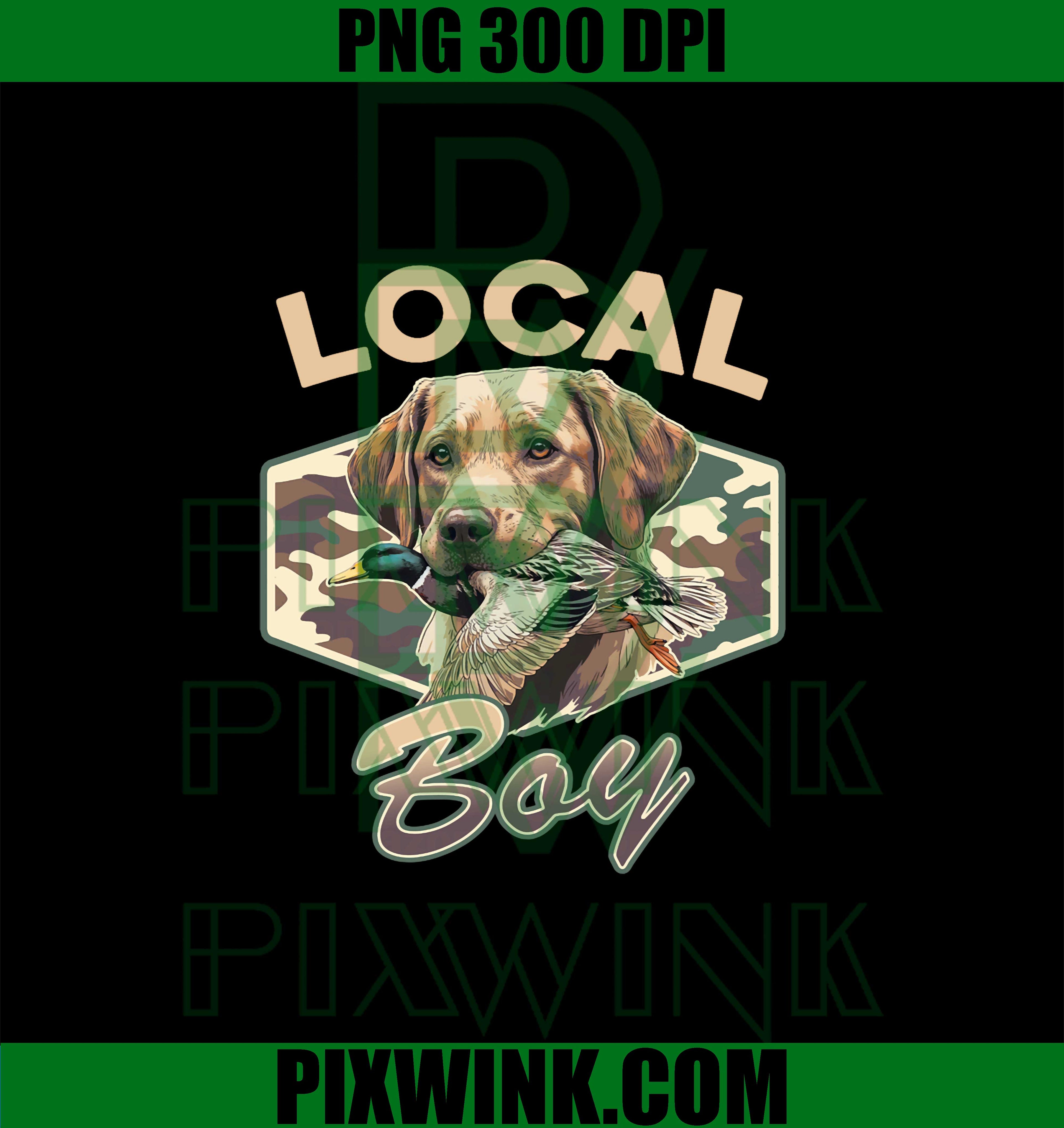 Camo Southern Local Boy, Labrador Duck Hunting Outdoor Nature PNG