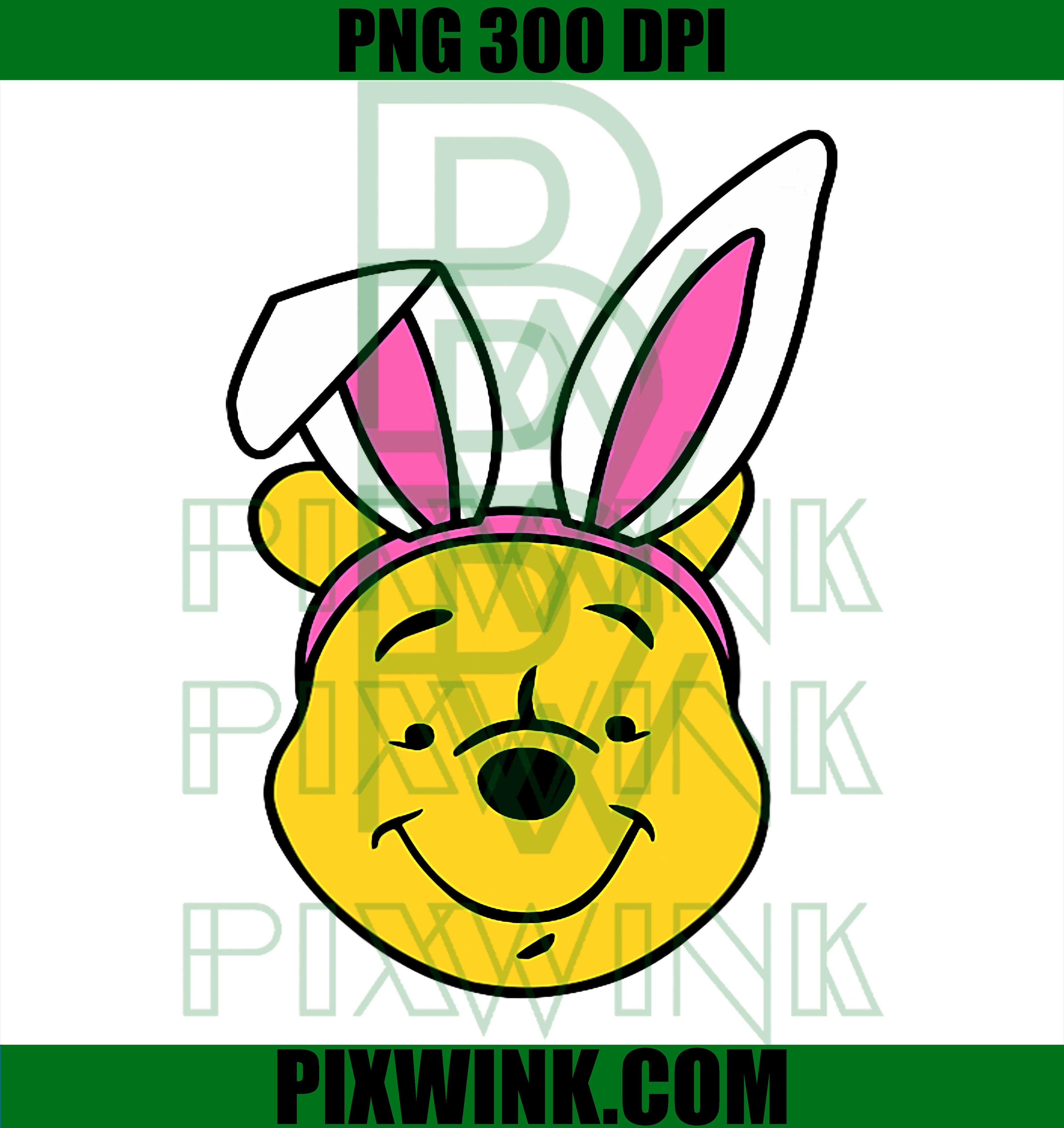 Amazon Essentials Disney, Winnie the Pooh Spring Easter Bunny Ears PNG