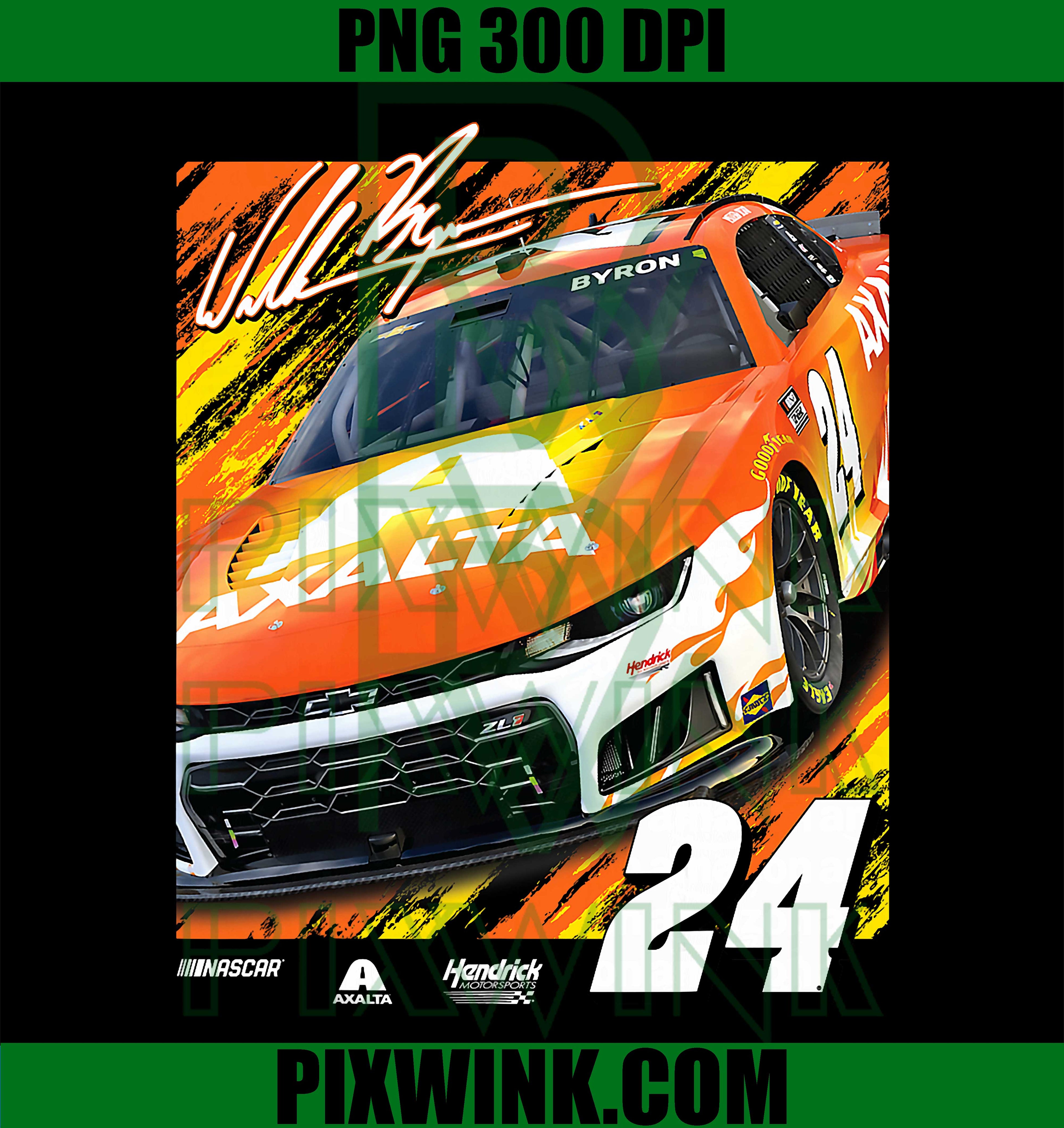William Byron Axalta PNG, NASCAR Full Throttle Race Car PNG