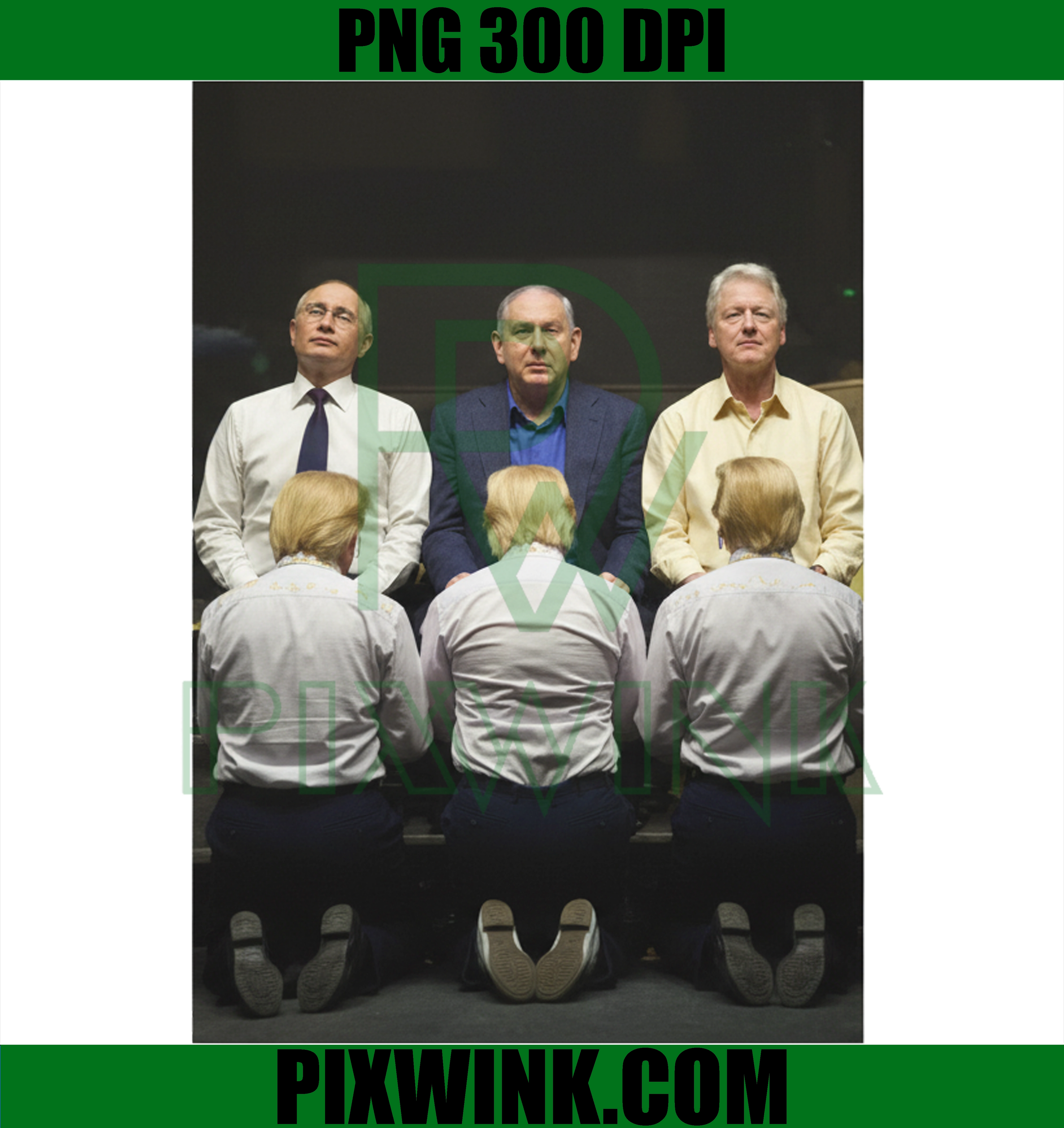 Who's Getting The Best Head PNG ? | Trump, Bubba, Putin, Netanyahu | Funny Political PNG, Digital Download