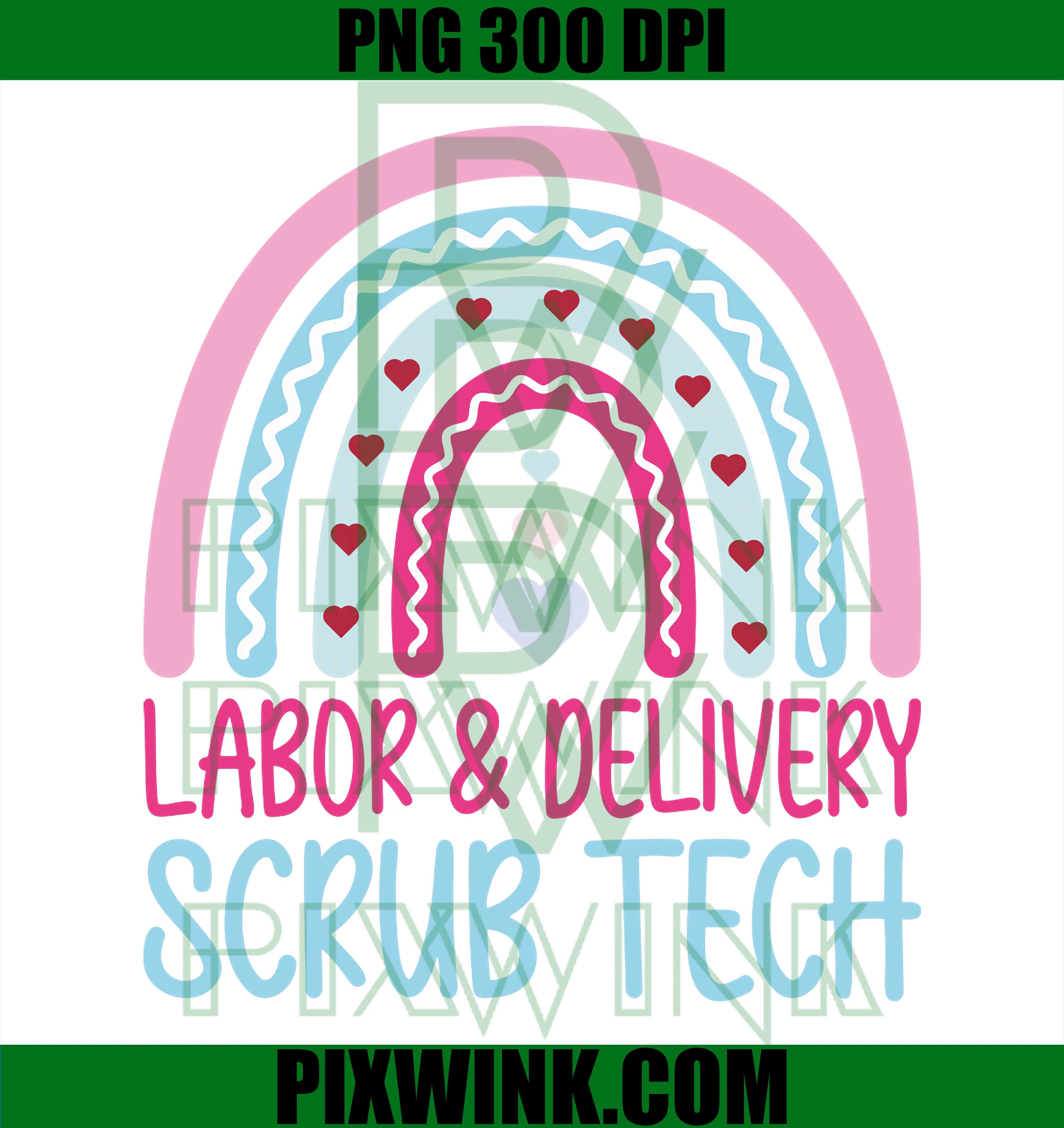 Labor & Delivery Scrub Tech, L&D Surgical Surg Tech PNG
