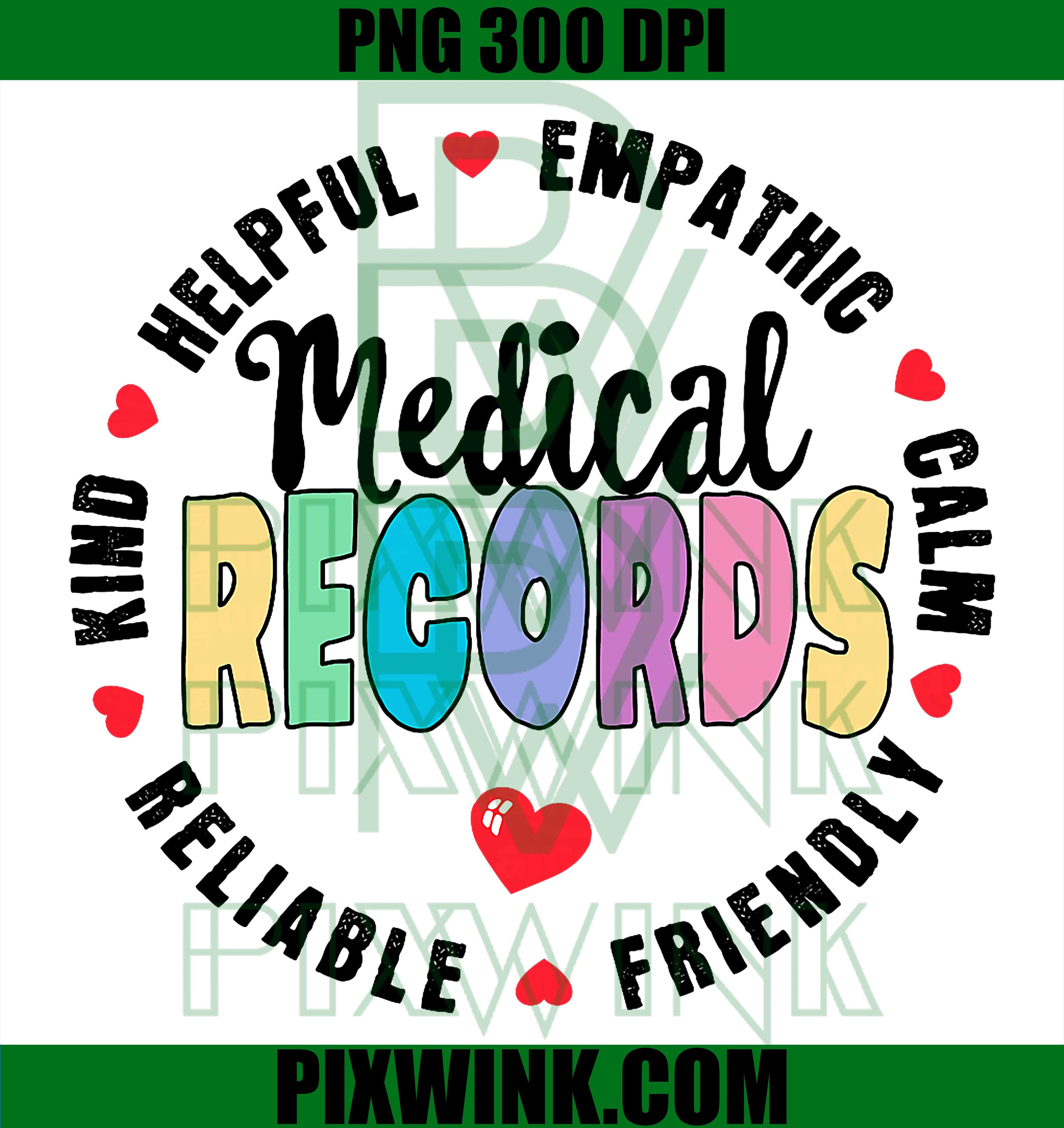Medical Records Squad PNG, Health Information Appreciation Week Design PNG