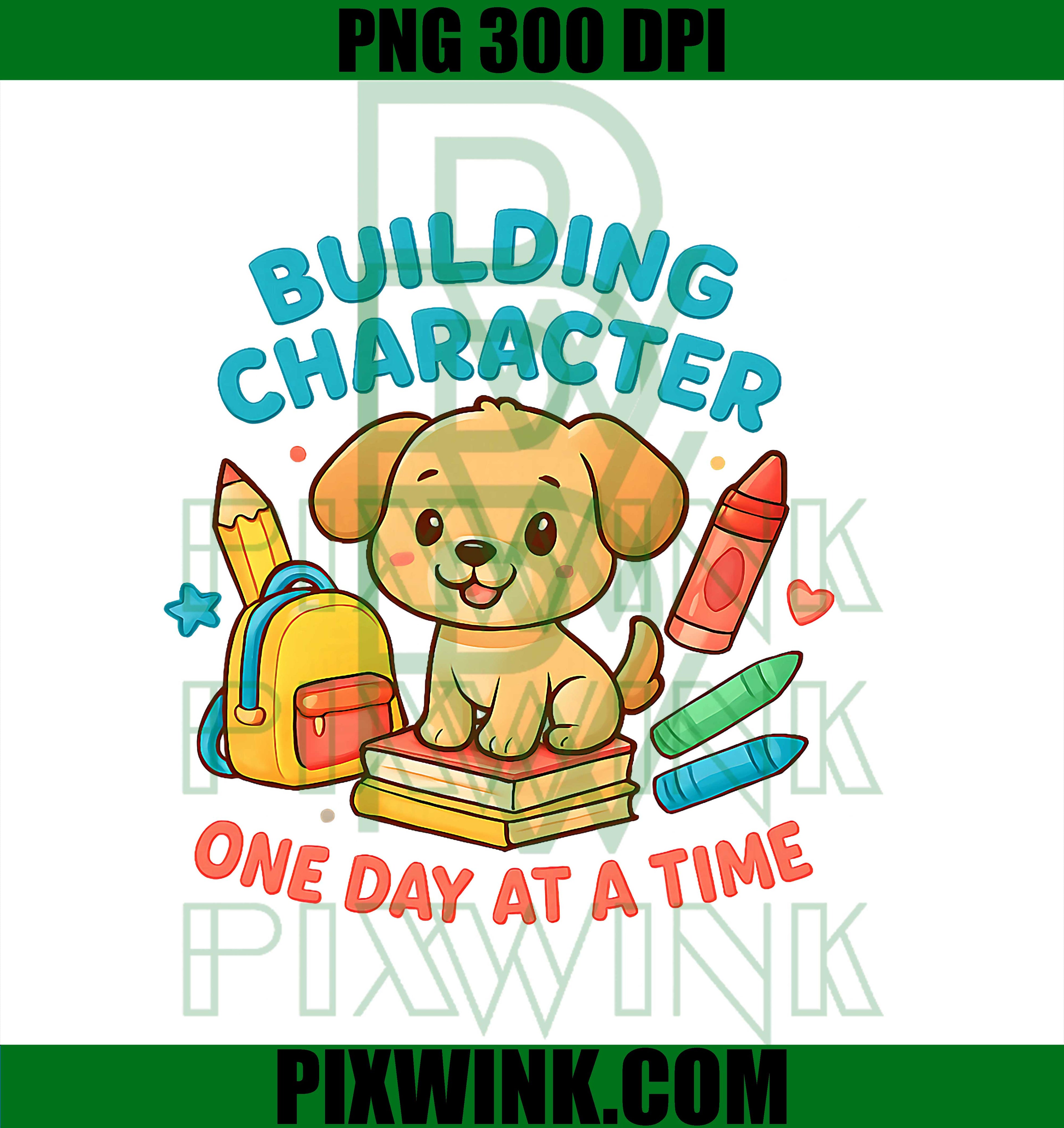 Building Character, ONE Day at A TIME PNG, Puppy School PNG