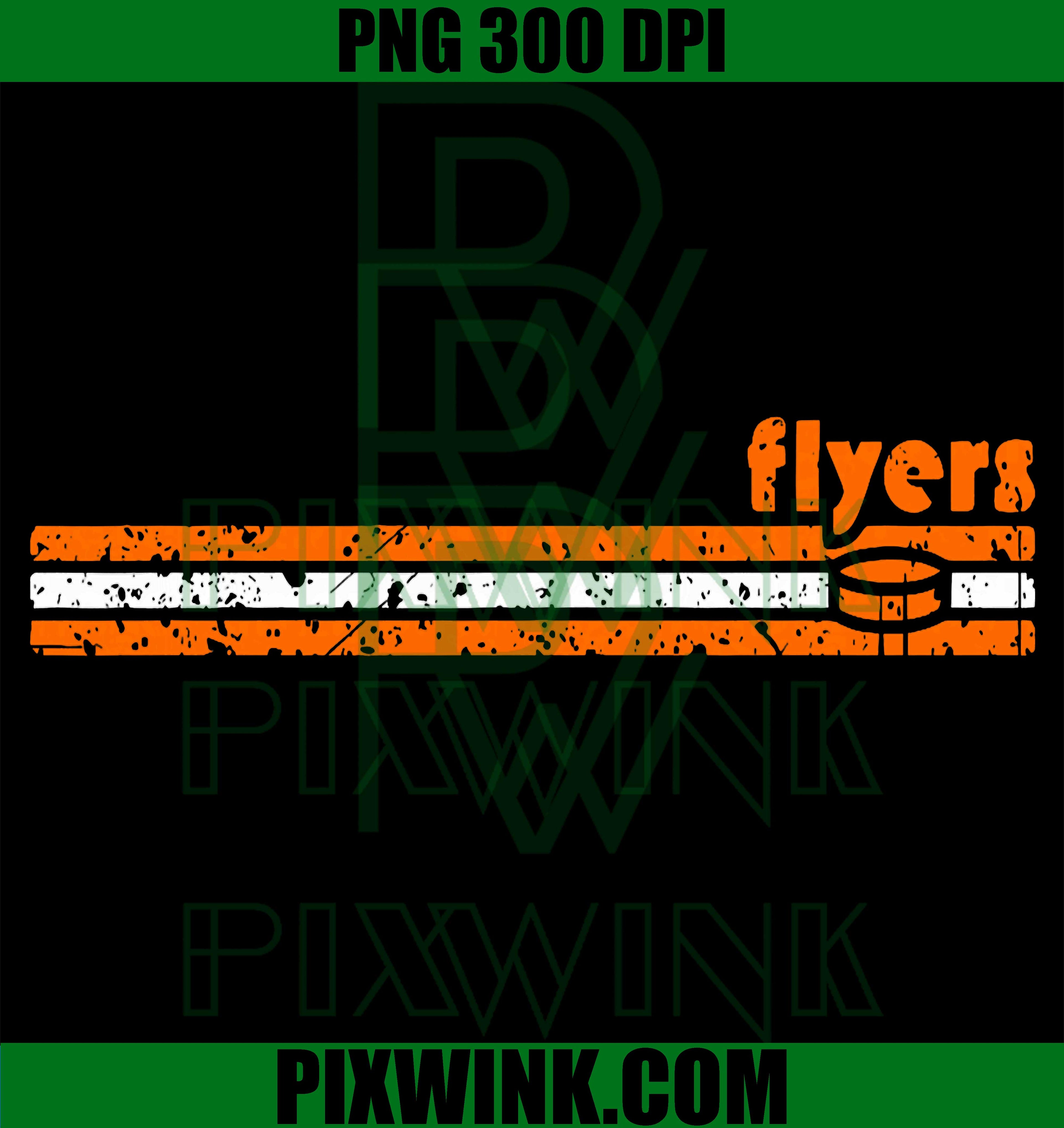 Flyers Vintage PNG, Retro Flyers PNG Classic Sports Style Design