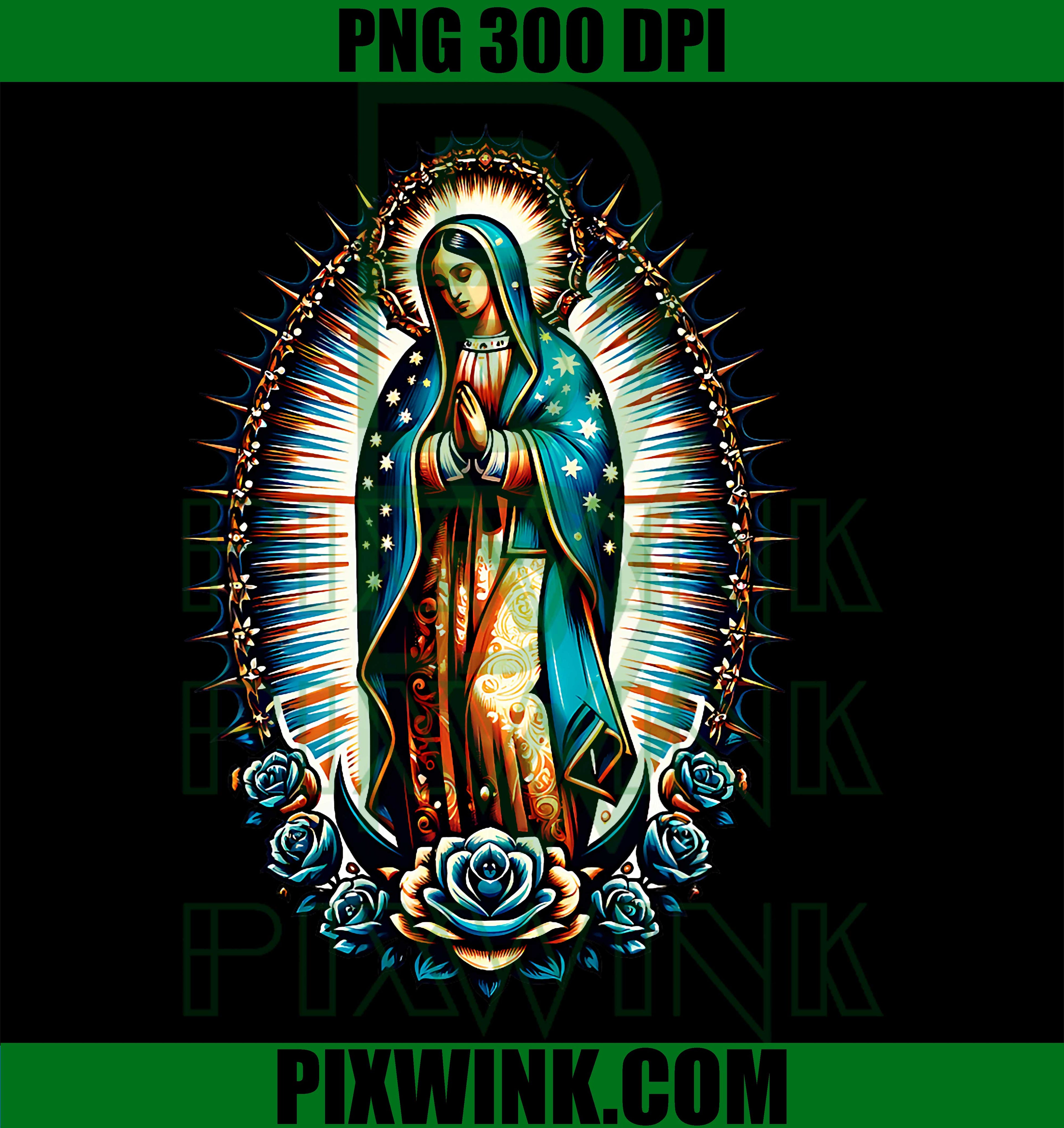 Our Lady Virgen De Guadalupe, Virgin Mary Catholic Saint Art PNG